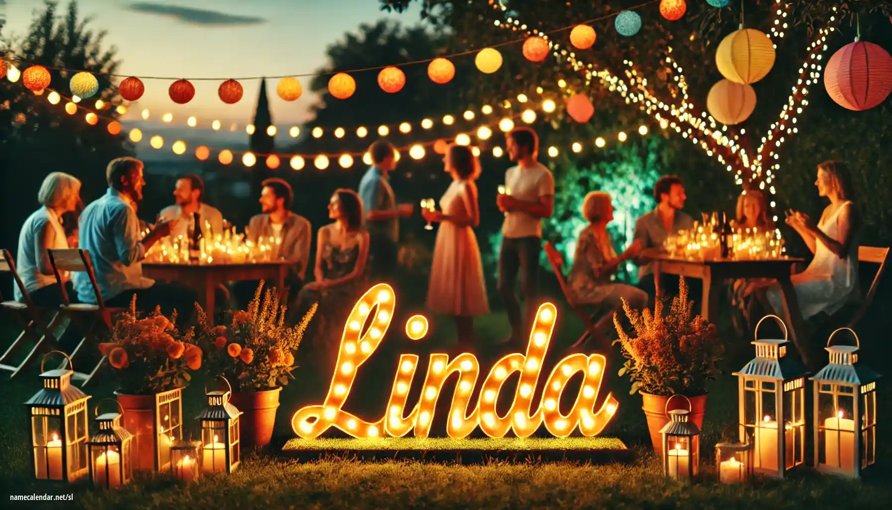 Praznovanje imendana in imena - Linda