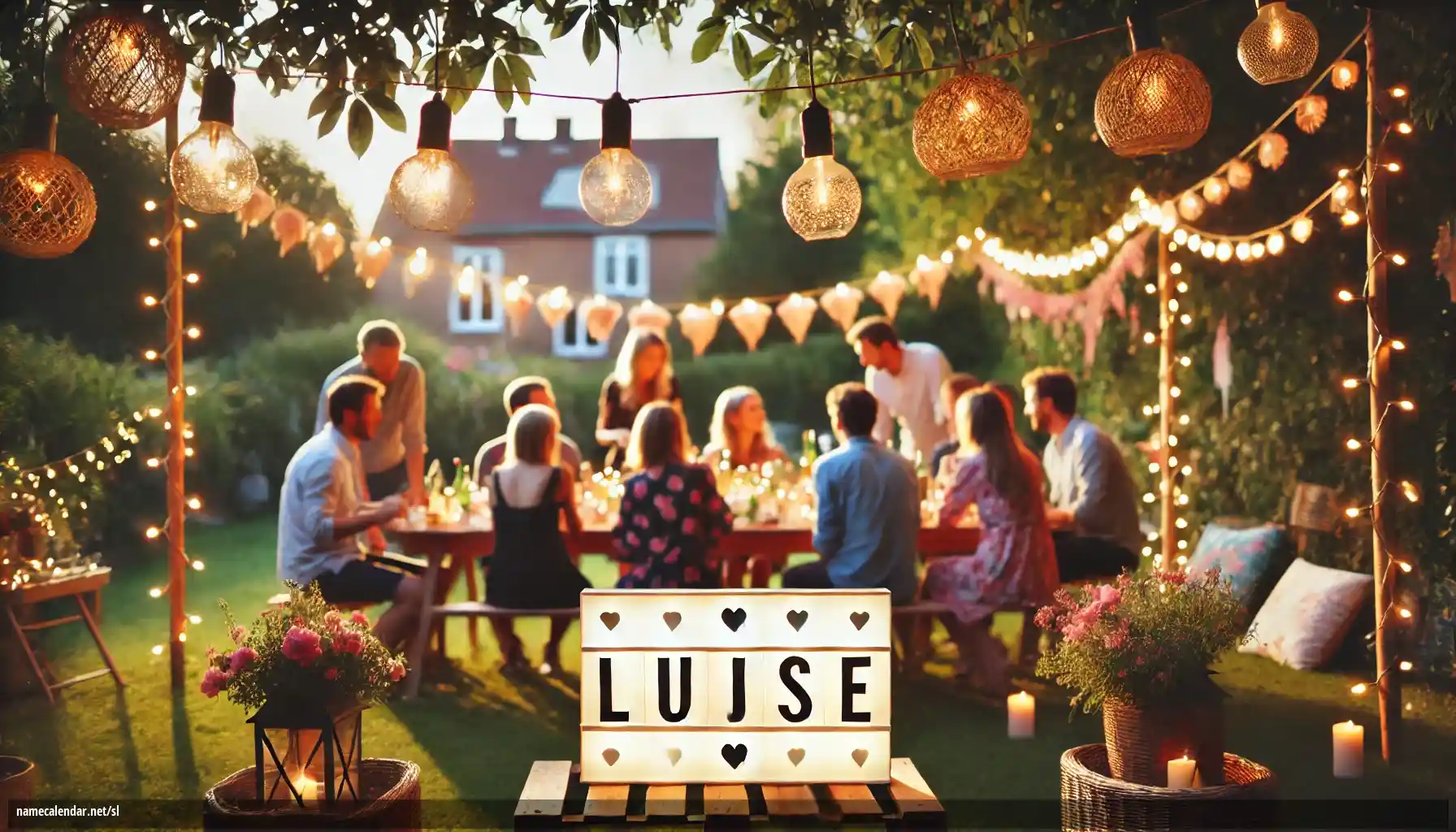 Praznovanje imendana in imena - Luise