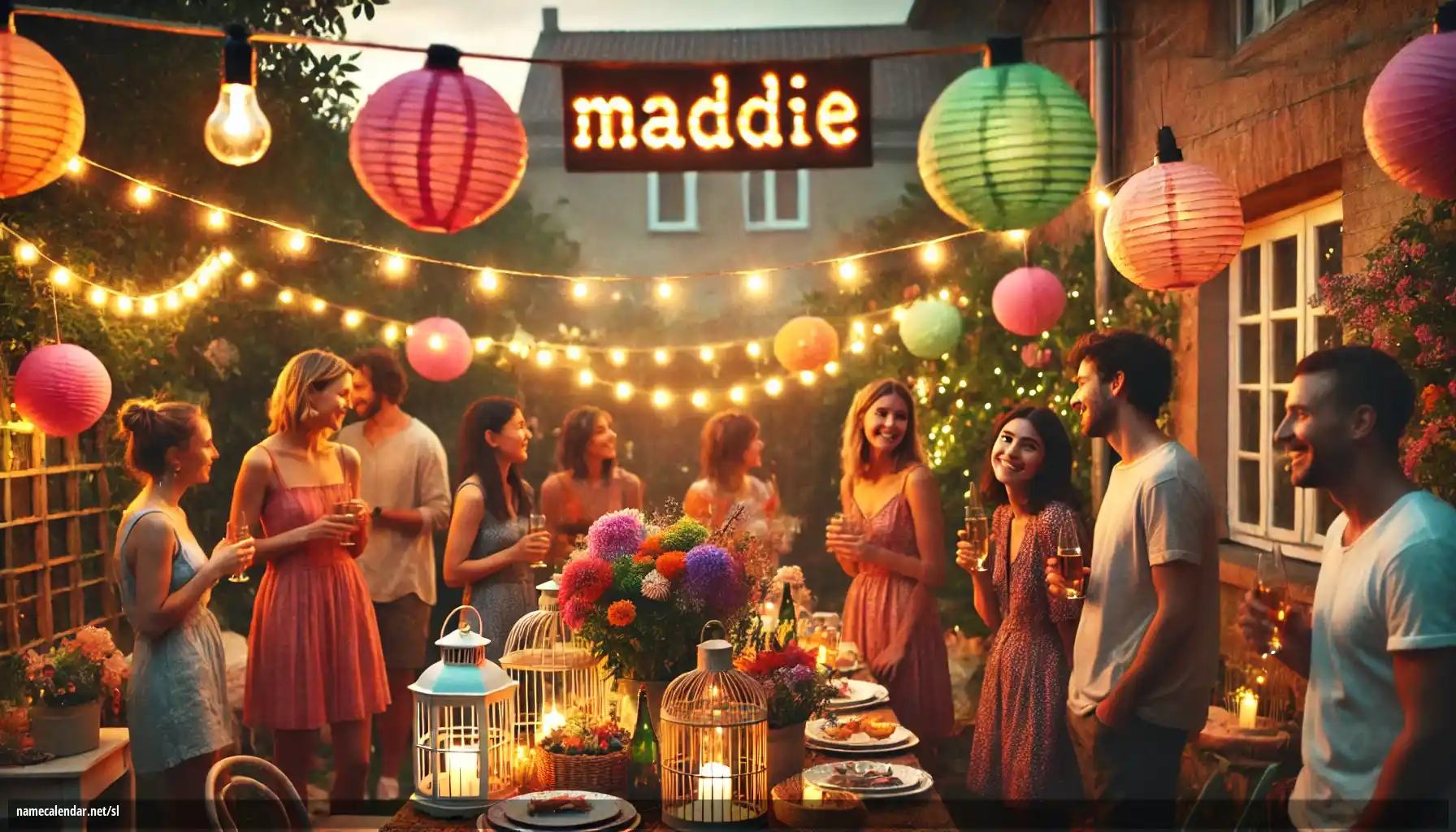 Praznovanje imendana in imena - Maddie