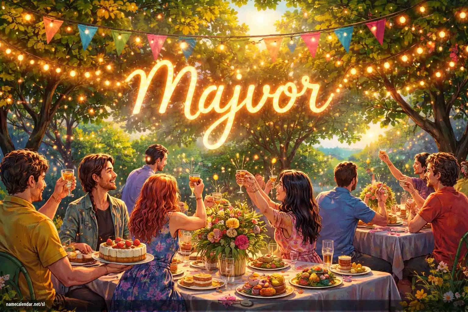 Praznovanje imendana in imena - Majvor