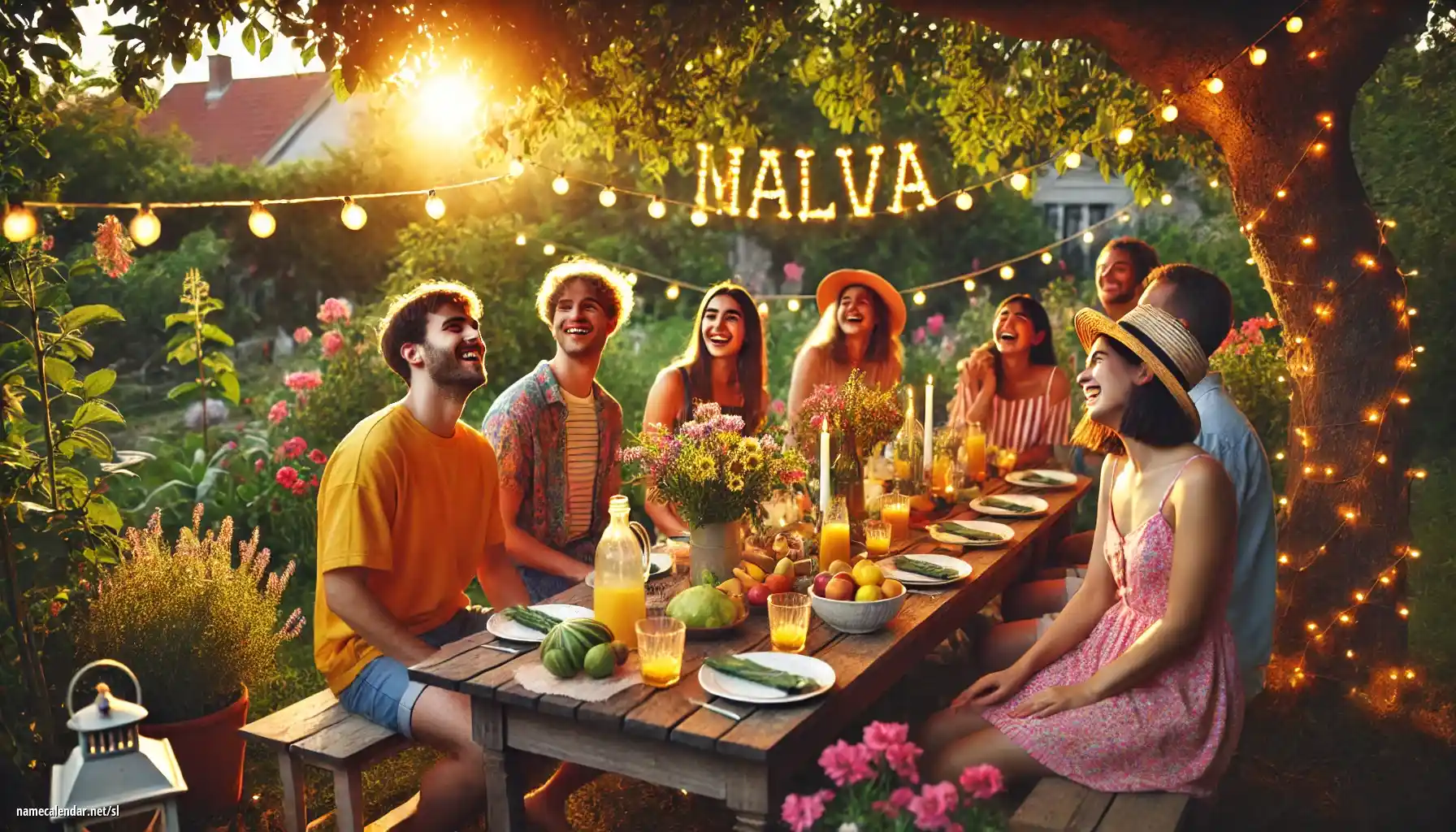 Praznovanje imendana in imena - Malva