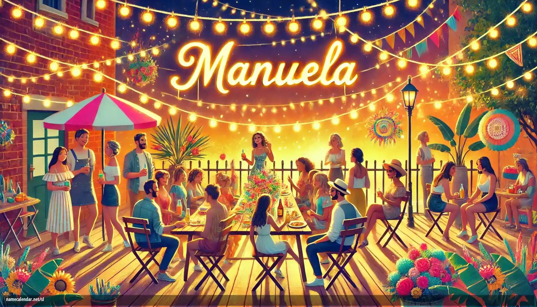 Praznovanje imendana in imena - Manuela