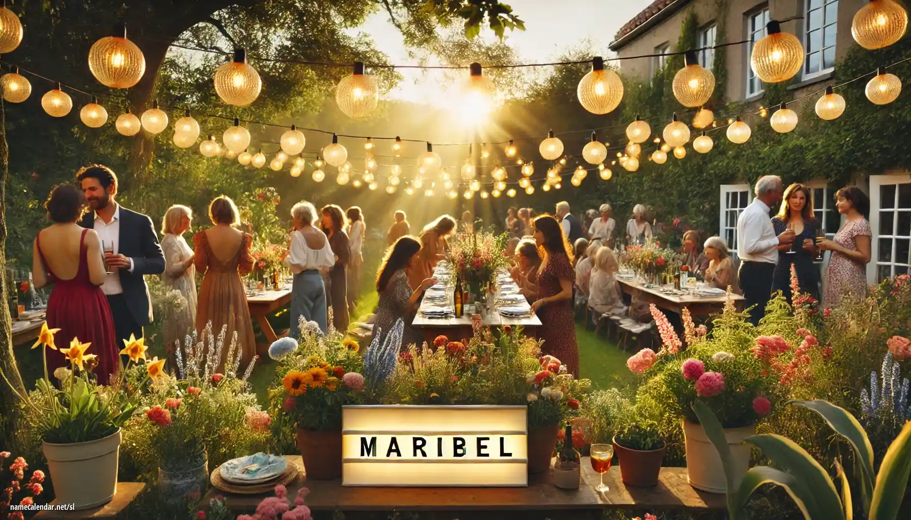 Praznovanje imendana in imena - Maribel