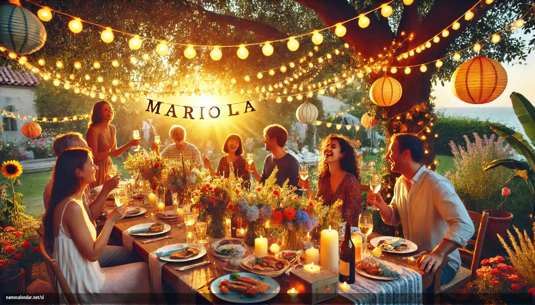 Praznovanje imendana in imena - Mariola