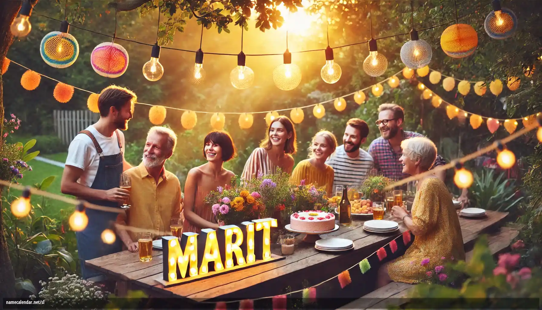 Praznovanje imendana in imena - Marit