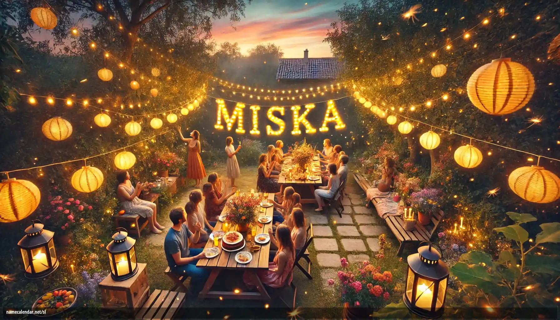 Praznovanje imendana in imena - Miska