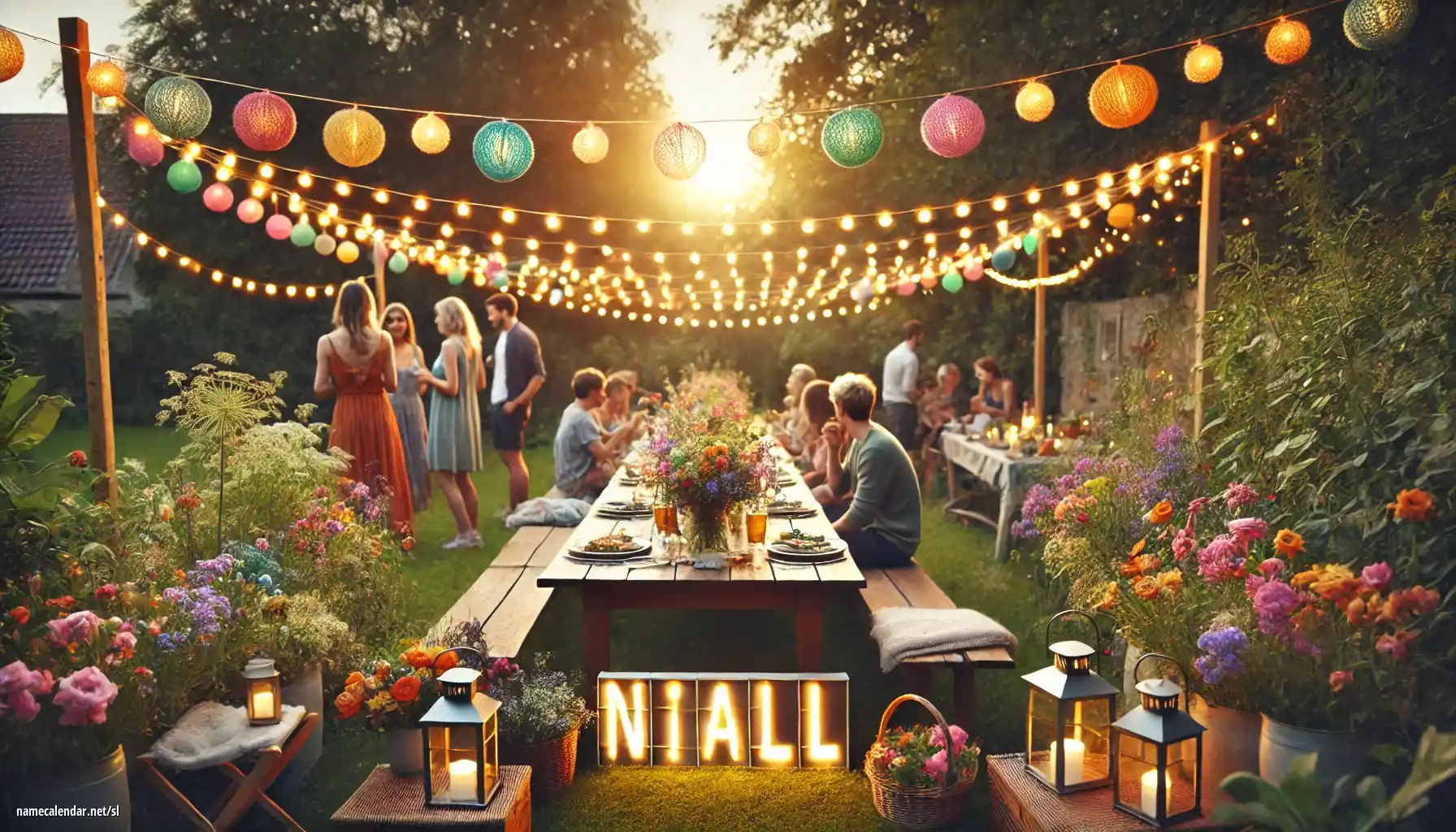 Praznovanje imendana in imena - Niall