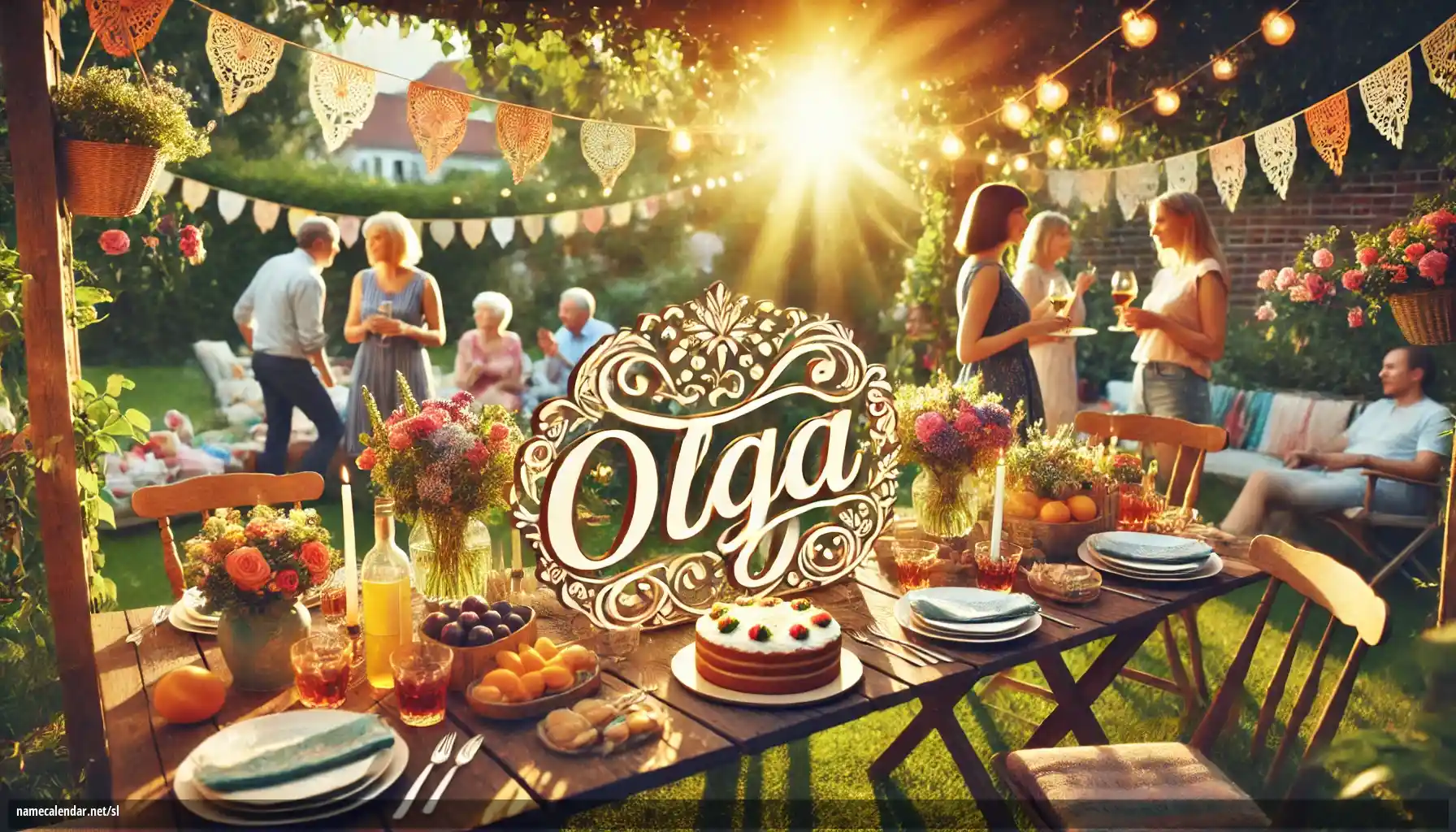 Praznovanje imendana in imena - Olga