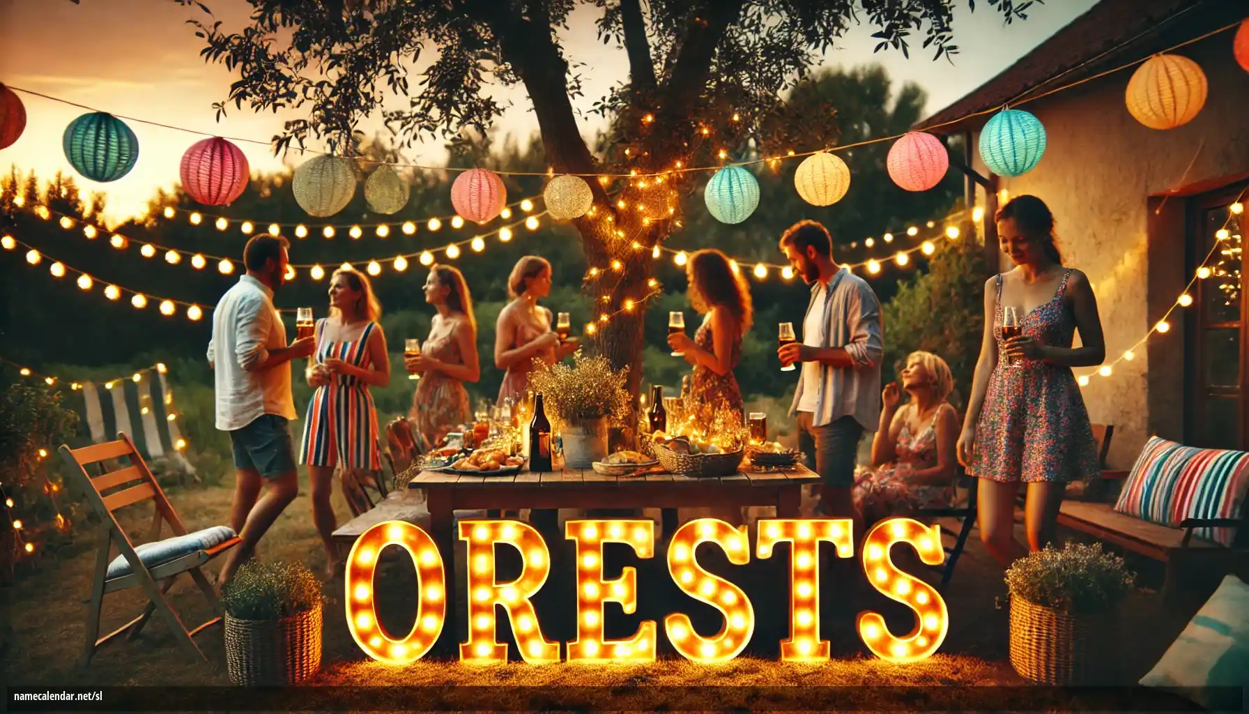 Praznovanje imendana in imena - Orests