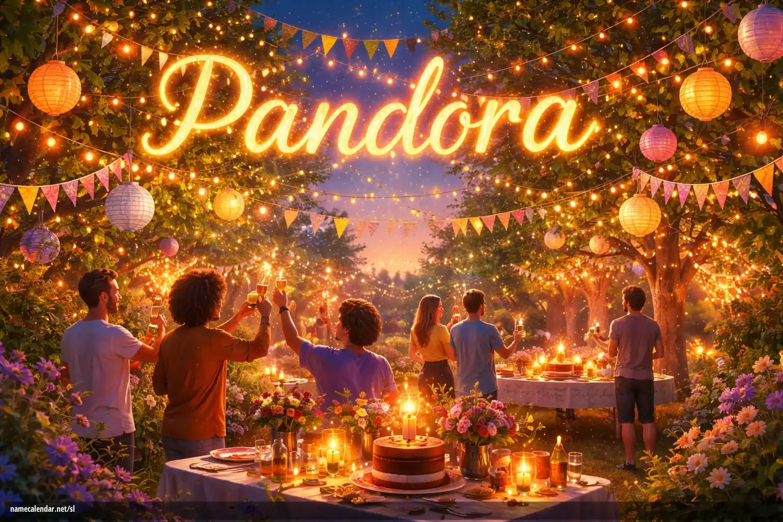 Praznovanje imendana in imena - Pandora