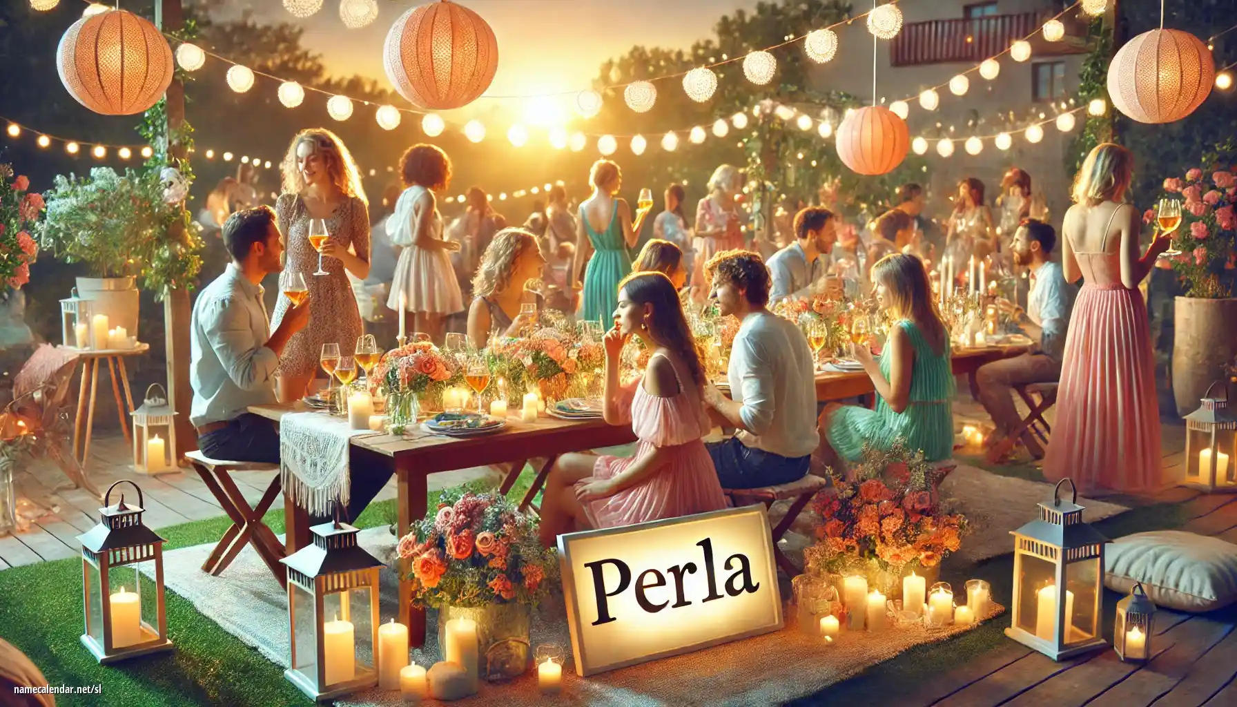 Praznovanje imendana in imena - Perla