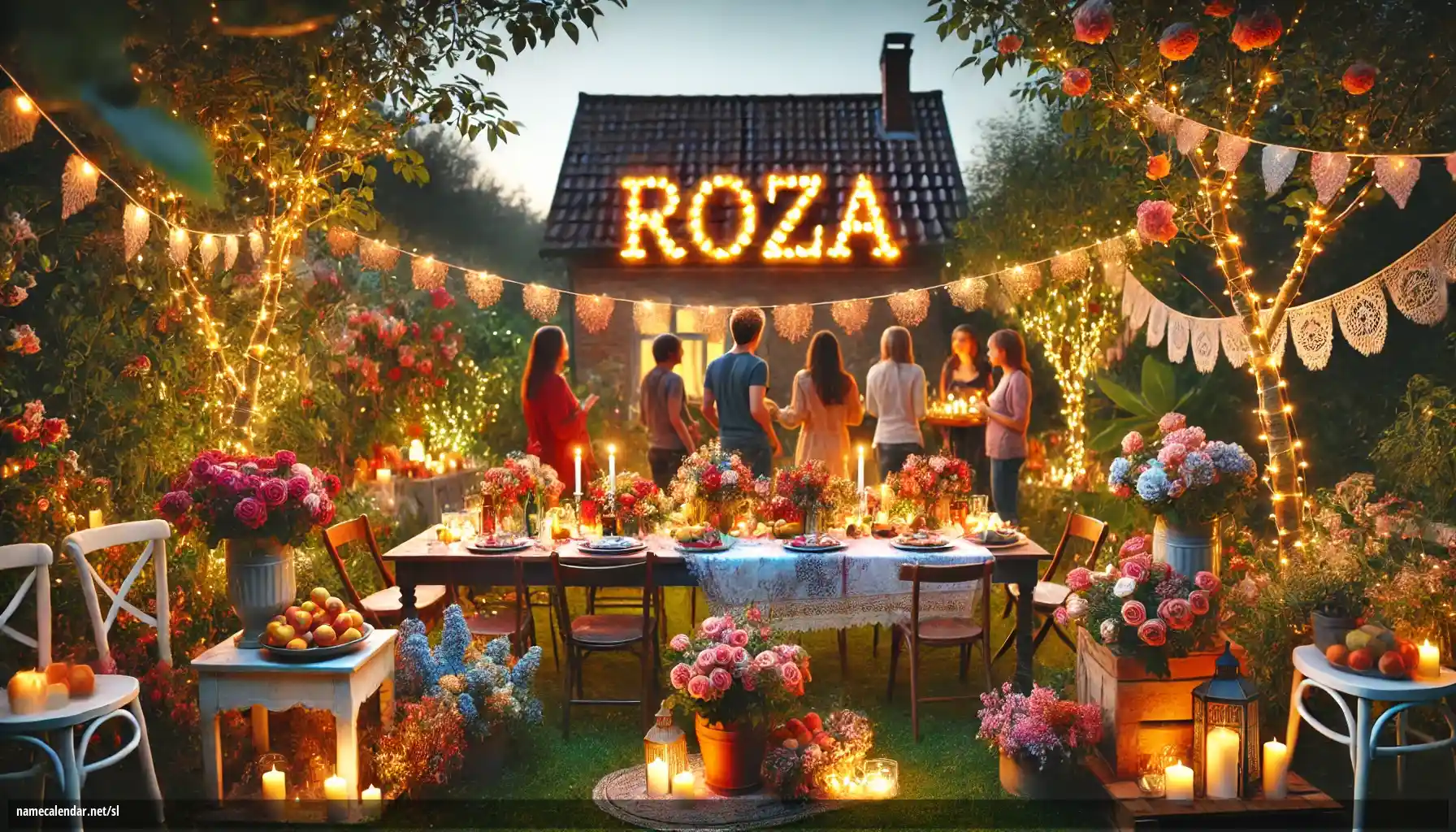 Praznovanje imendana in imena - Róża