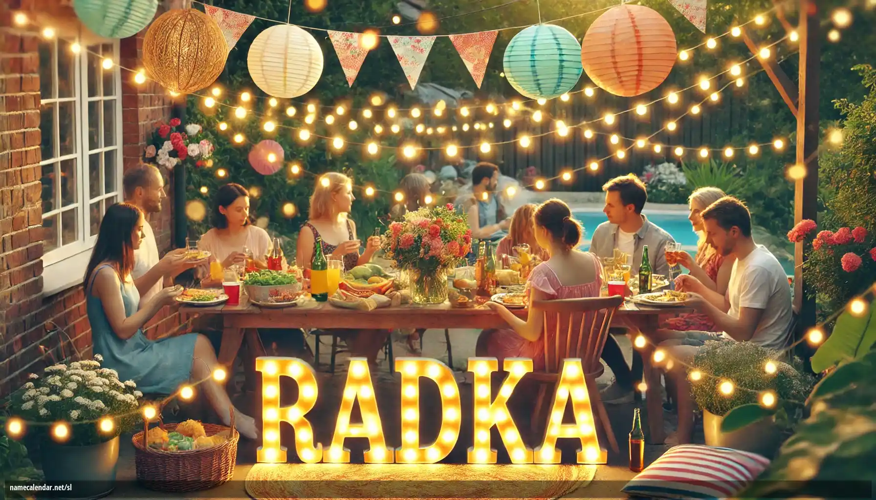 Praznovanje imendana in imena - Radka