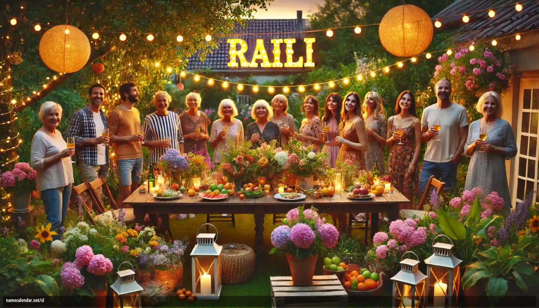 Praznovanje imendana in imena - Raili