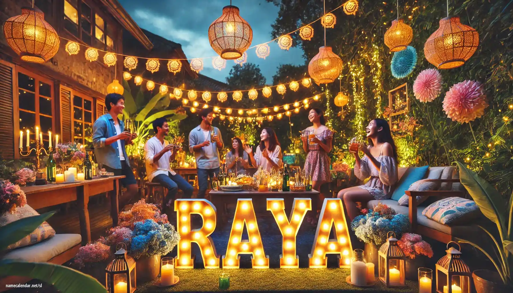 Praznovanje imendana in imena - Raya