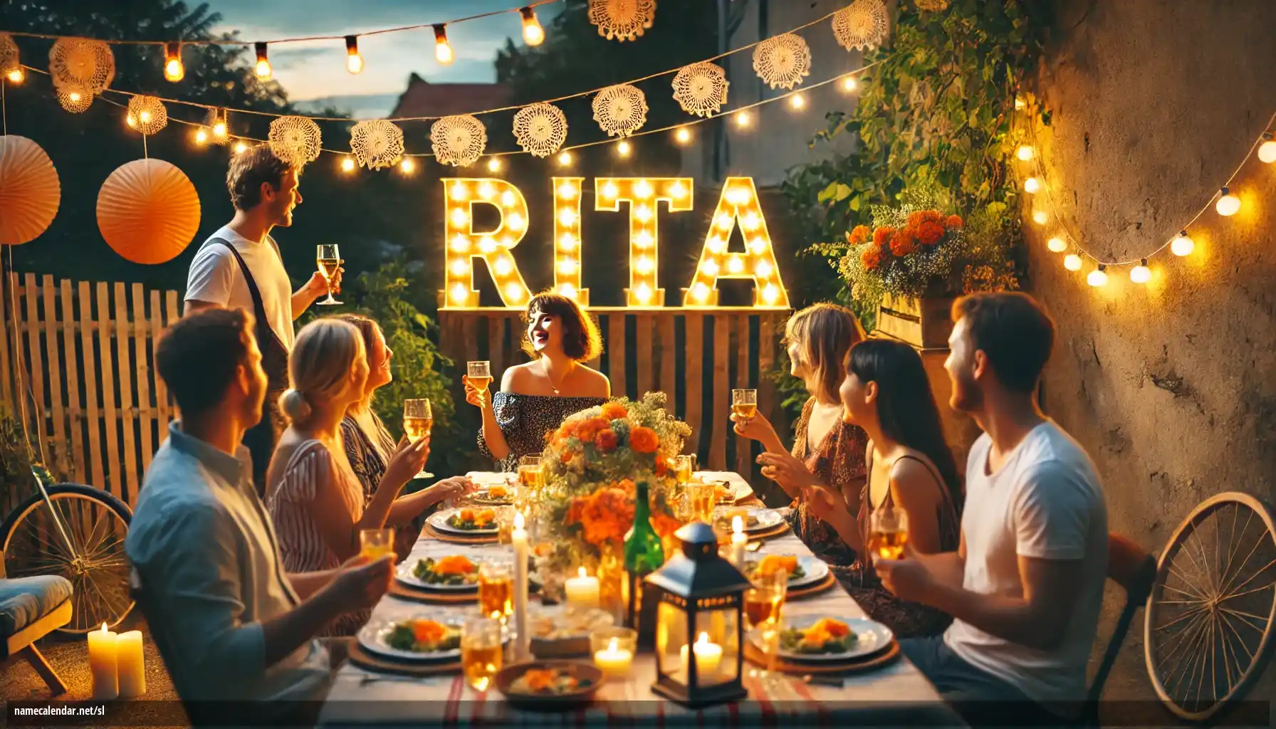 Praznovanje imendana in imena - Rita