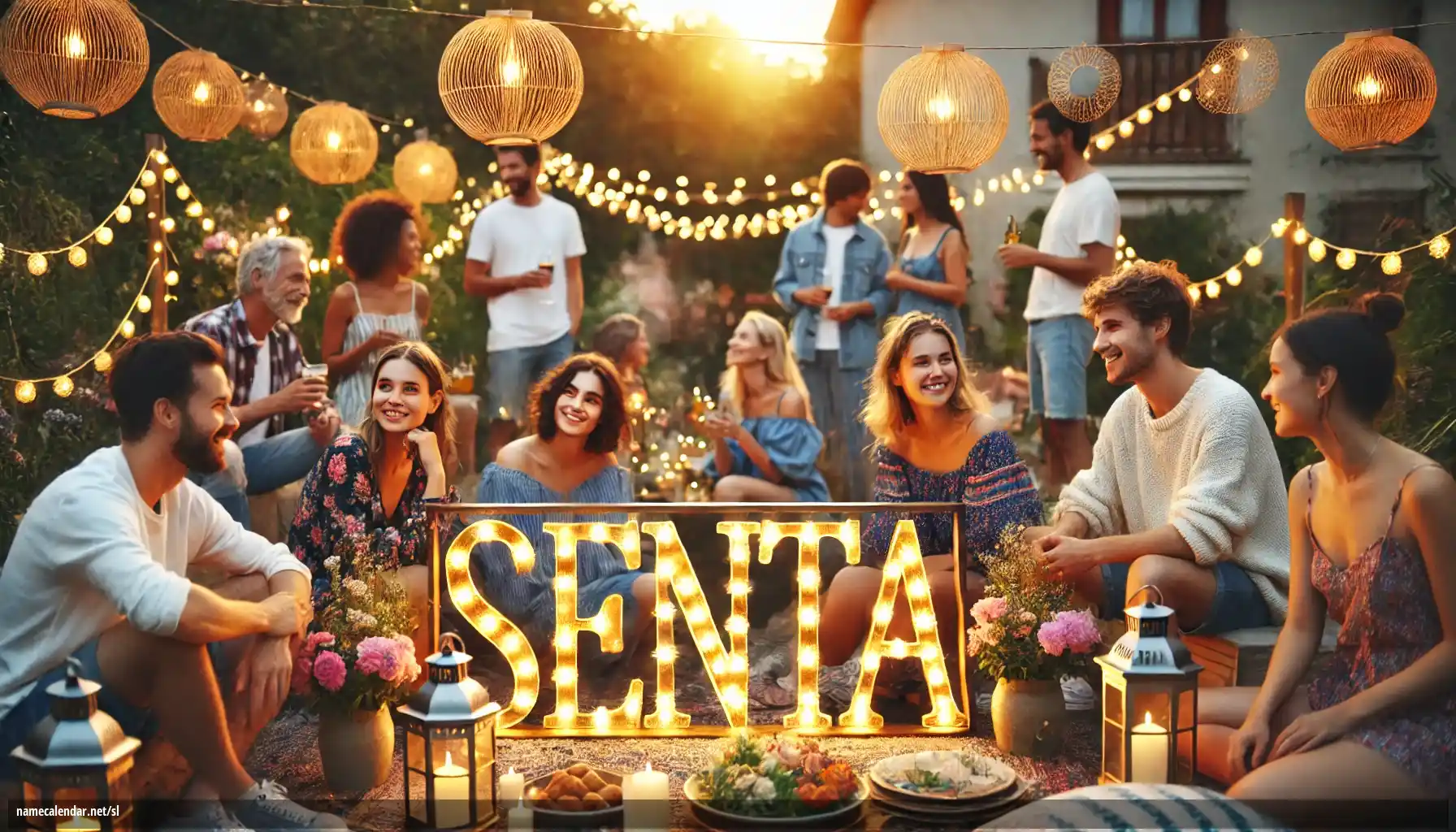 Praznovanje imendana in imena - Senta