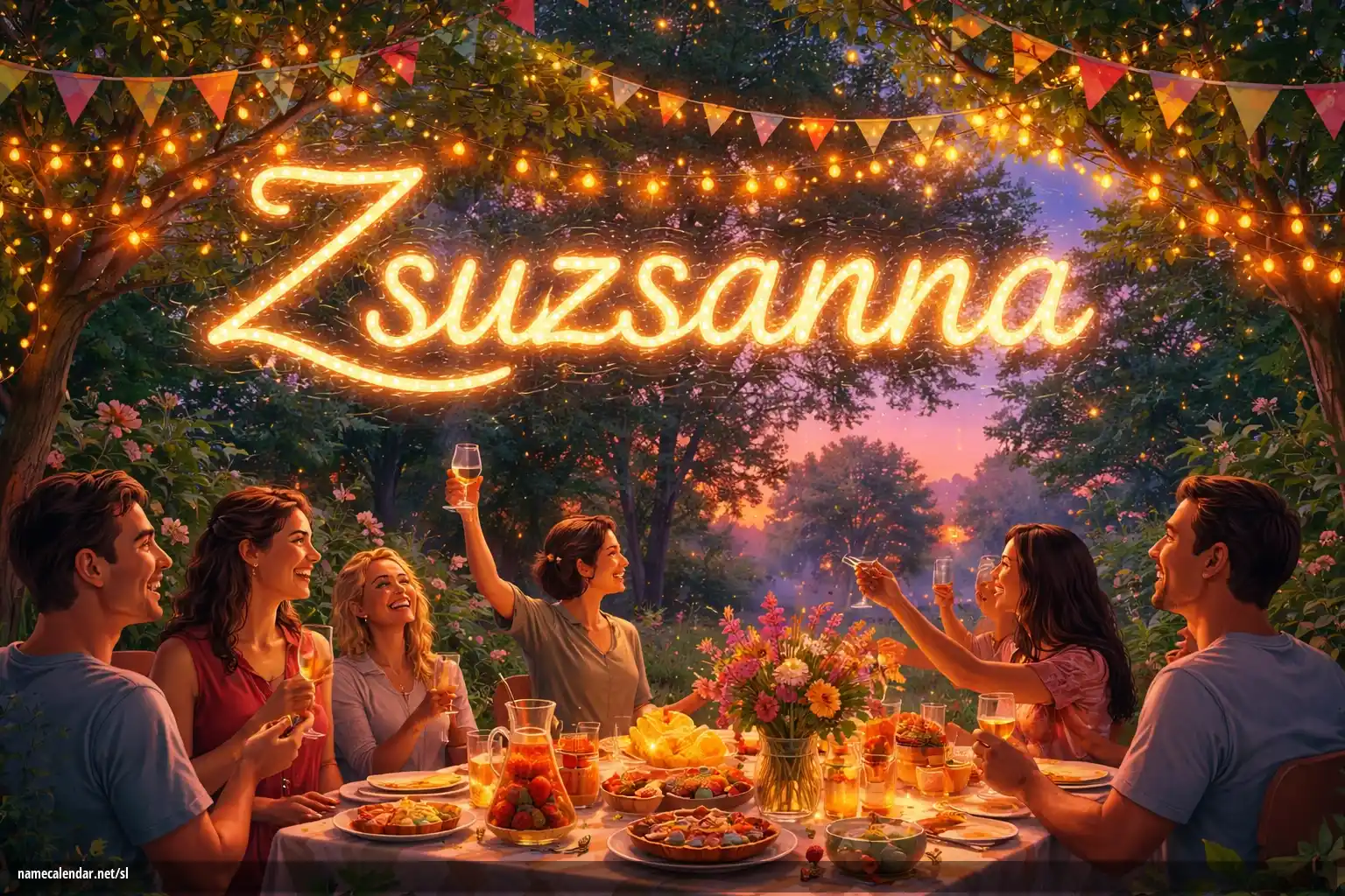 Praznovanje imendana in imena - Zsuzsanna