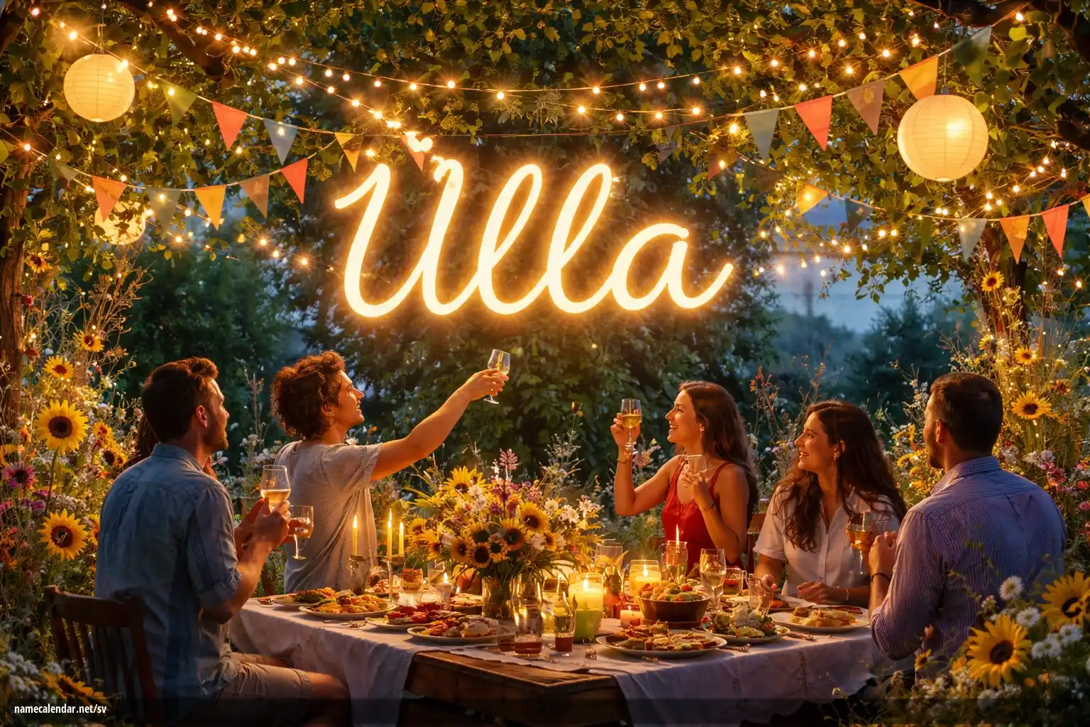 Firande av namnsdag och namn - Ülla