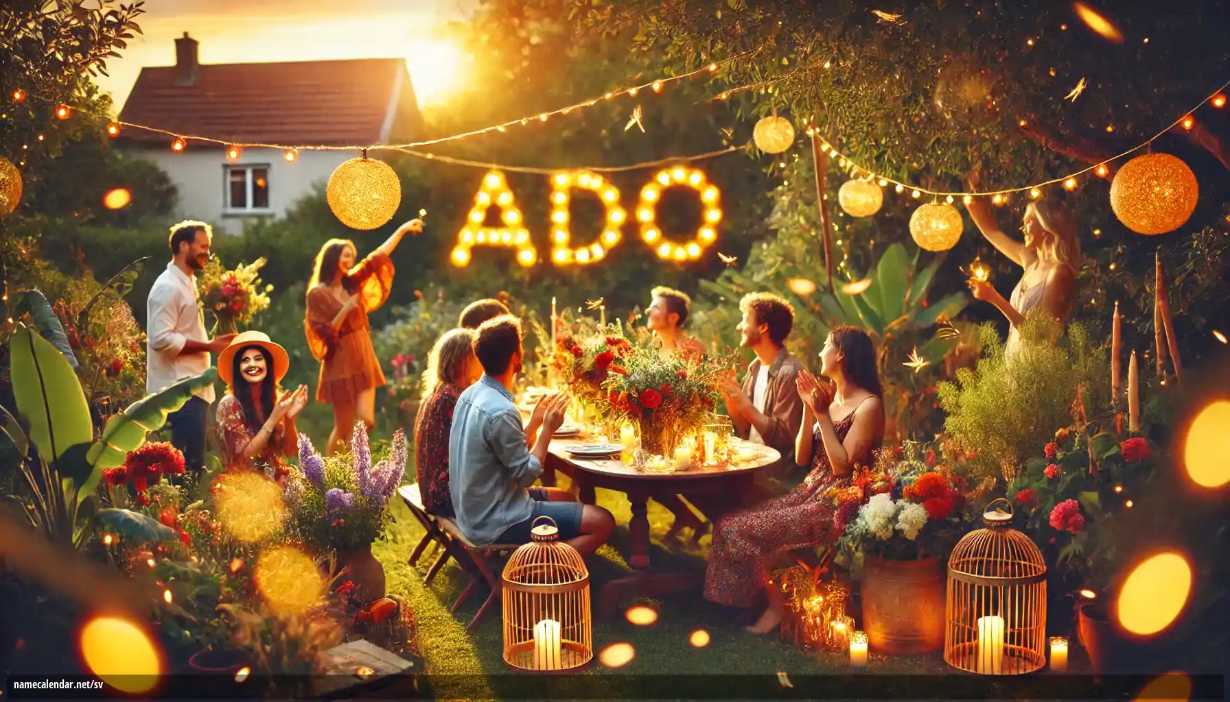 Firande av namnsdag och namn - Ado