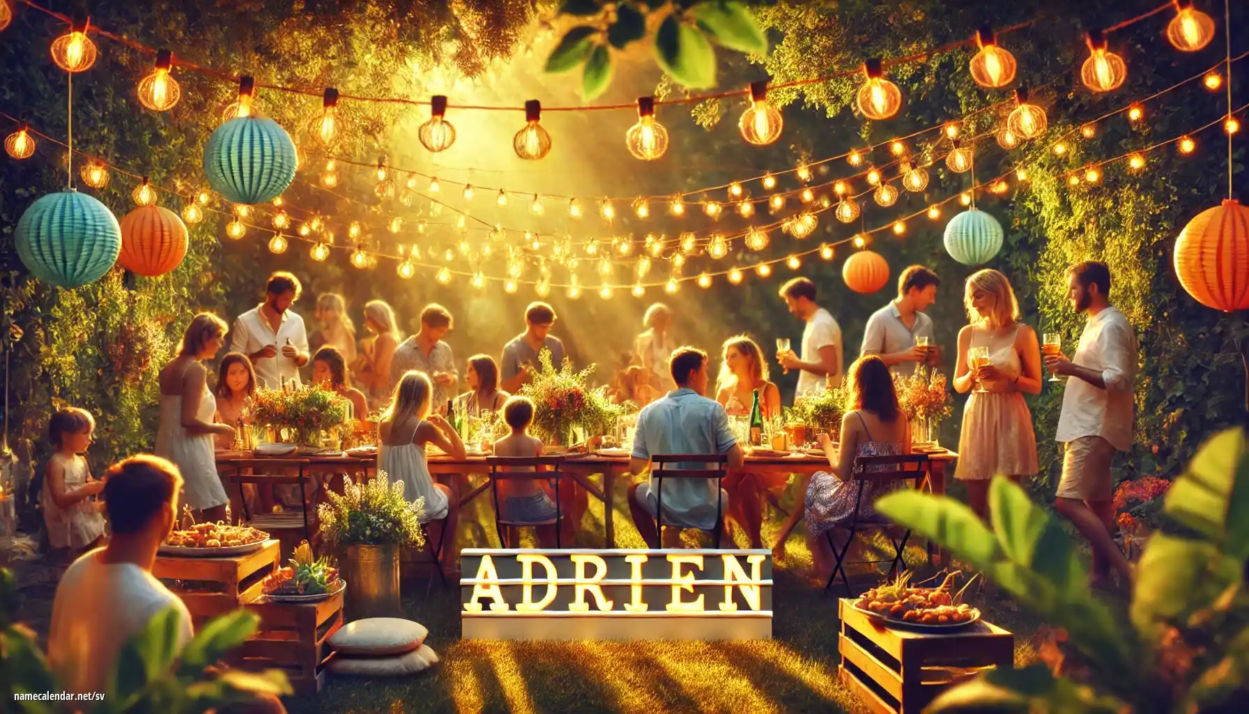 Firande av namnsdag och namn - Adrien