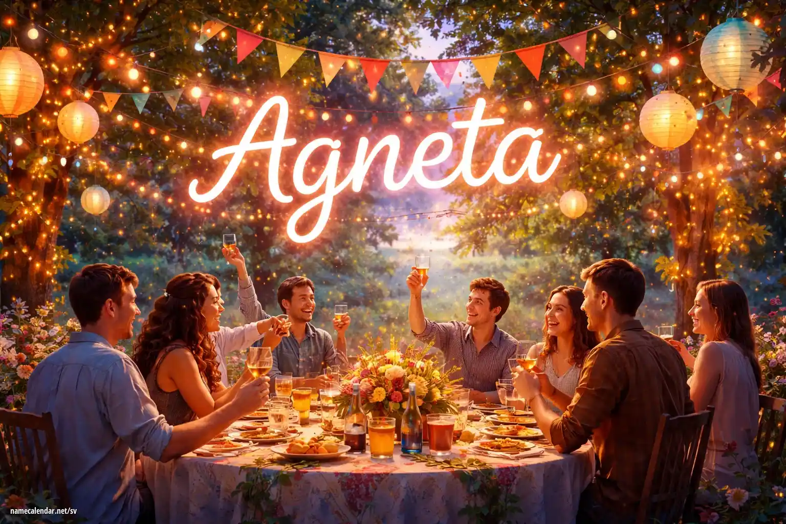 Firande av namnsdag och namn - Agneta