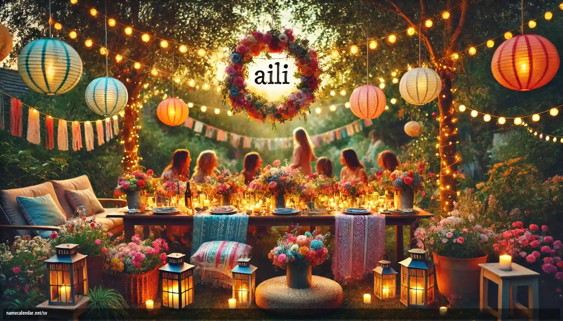 Firande av namnsdag och namn - Aili