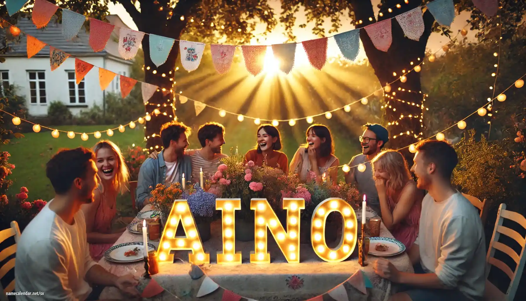 Firande av namnsdag och namn - Aino