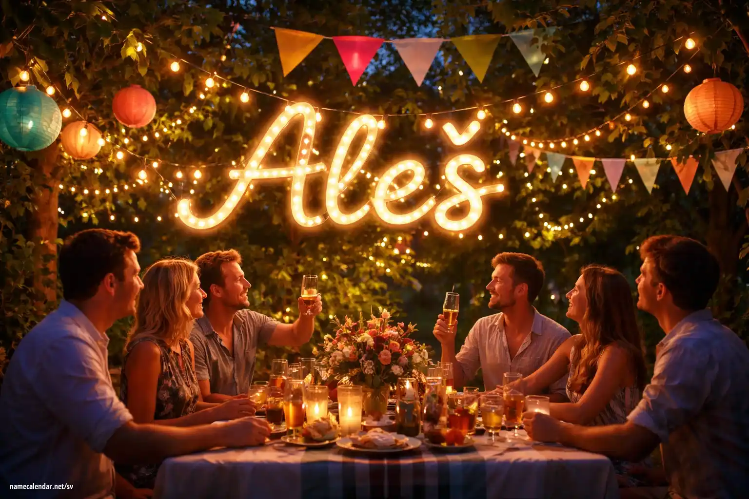 Firande av namnsdag och namn - Aleš