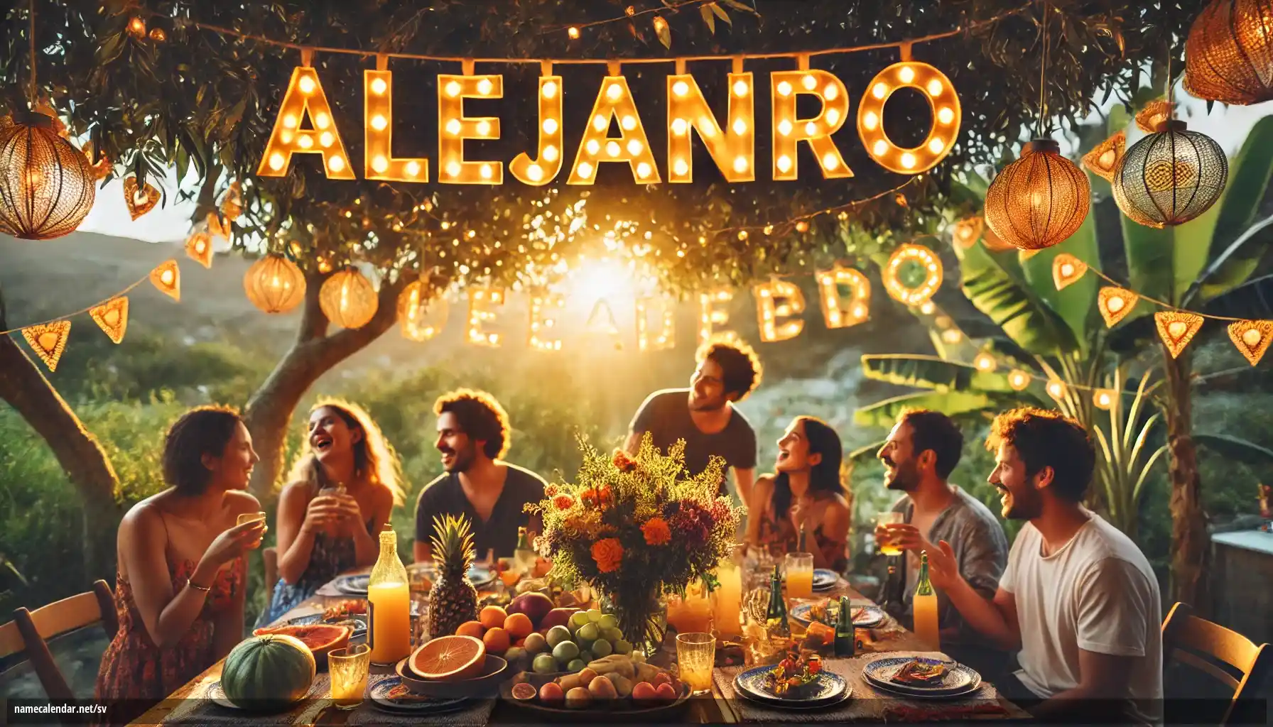 Firande av namnsdag och namn - Alejandro