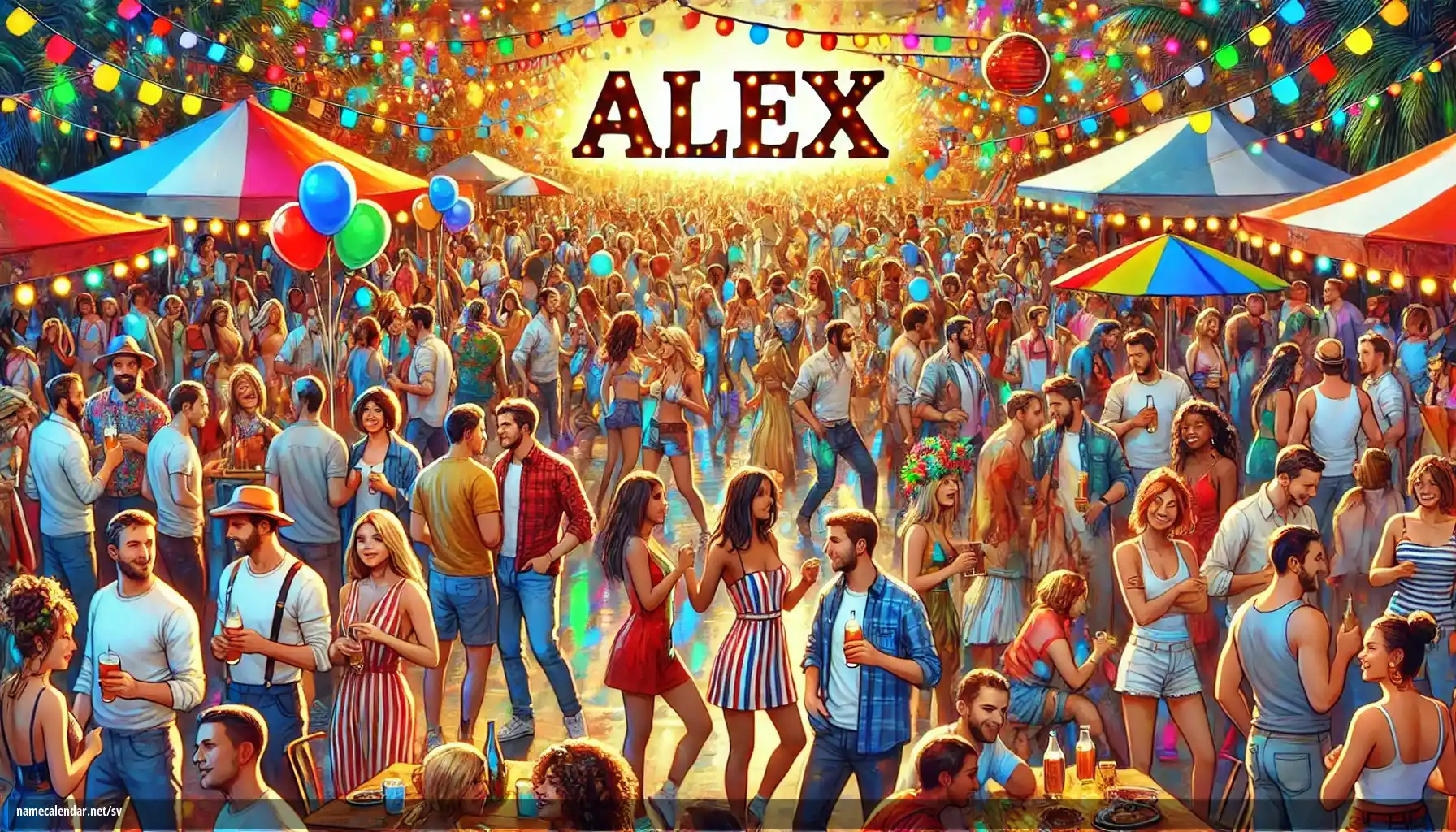 Firande av namnsdag och namn - Alex