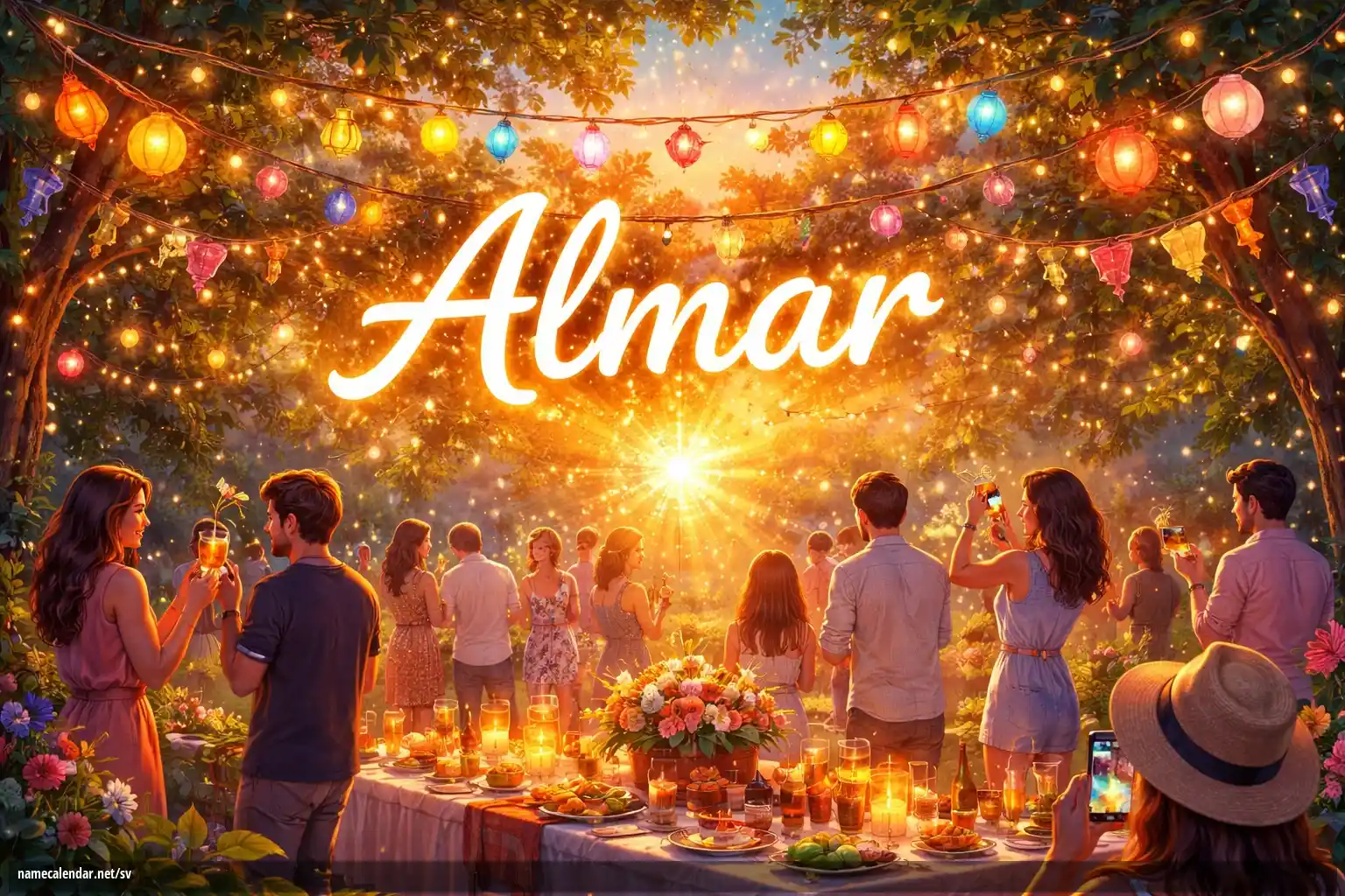 Firande av namnsdag och namn - Almar