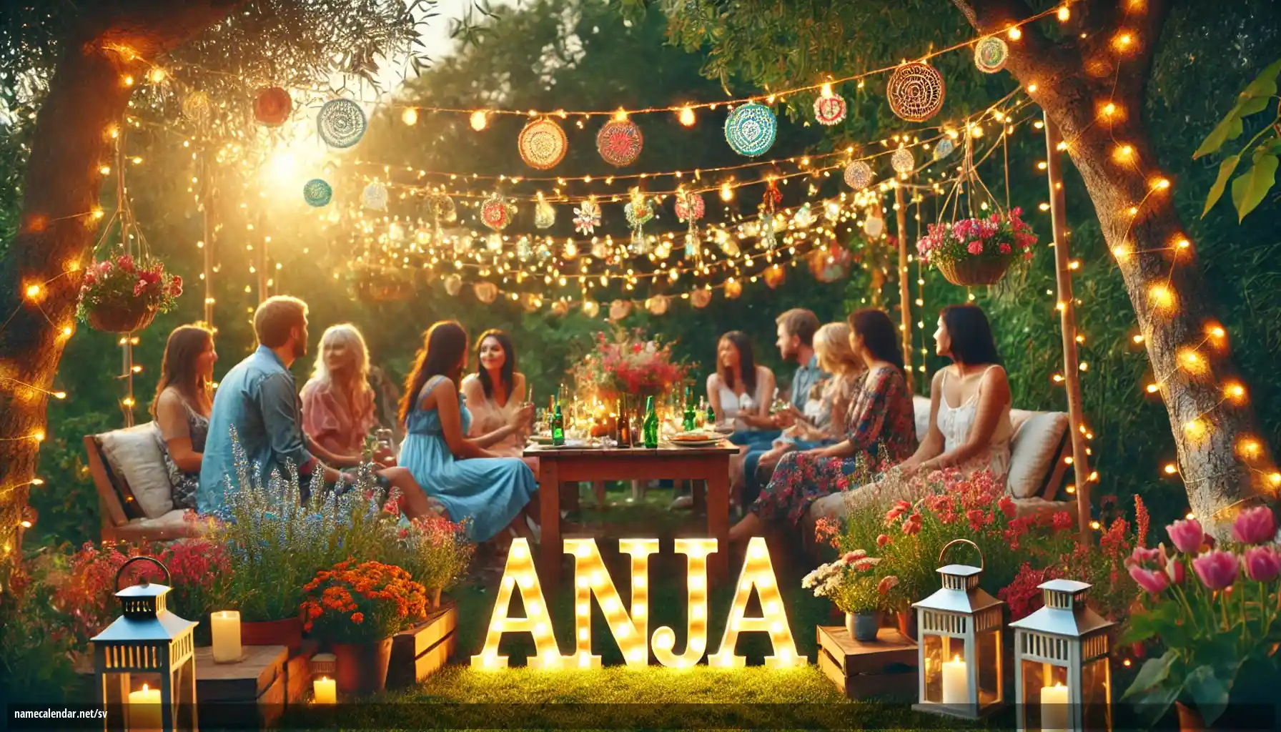 Firande av namnsdag och namn - Anja