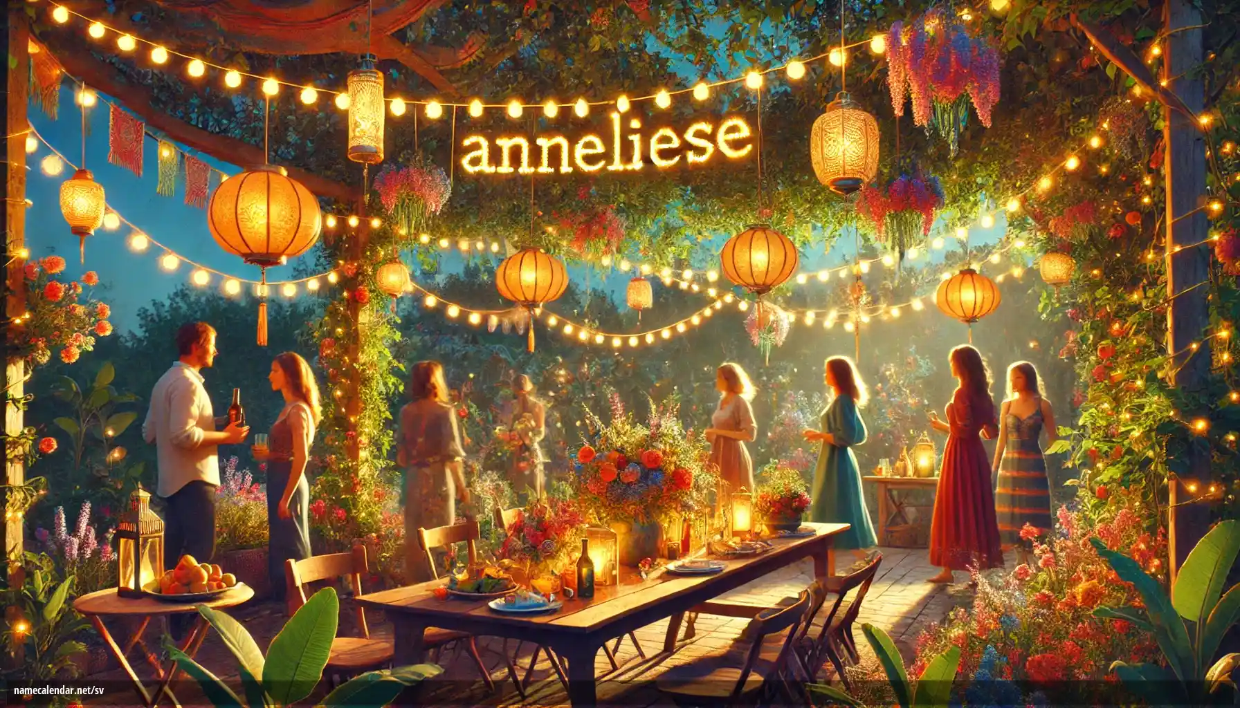 Firande av namnsdag och namn - Anneliese