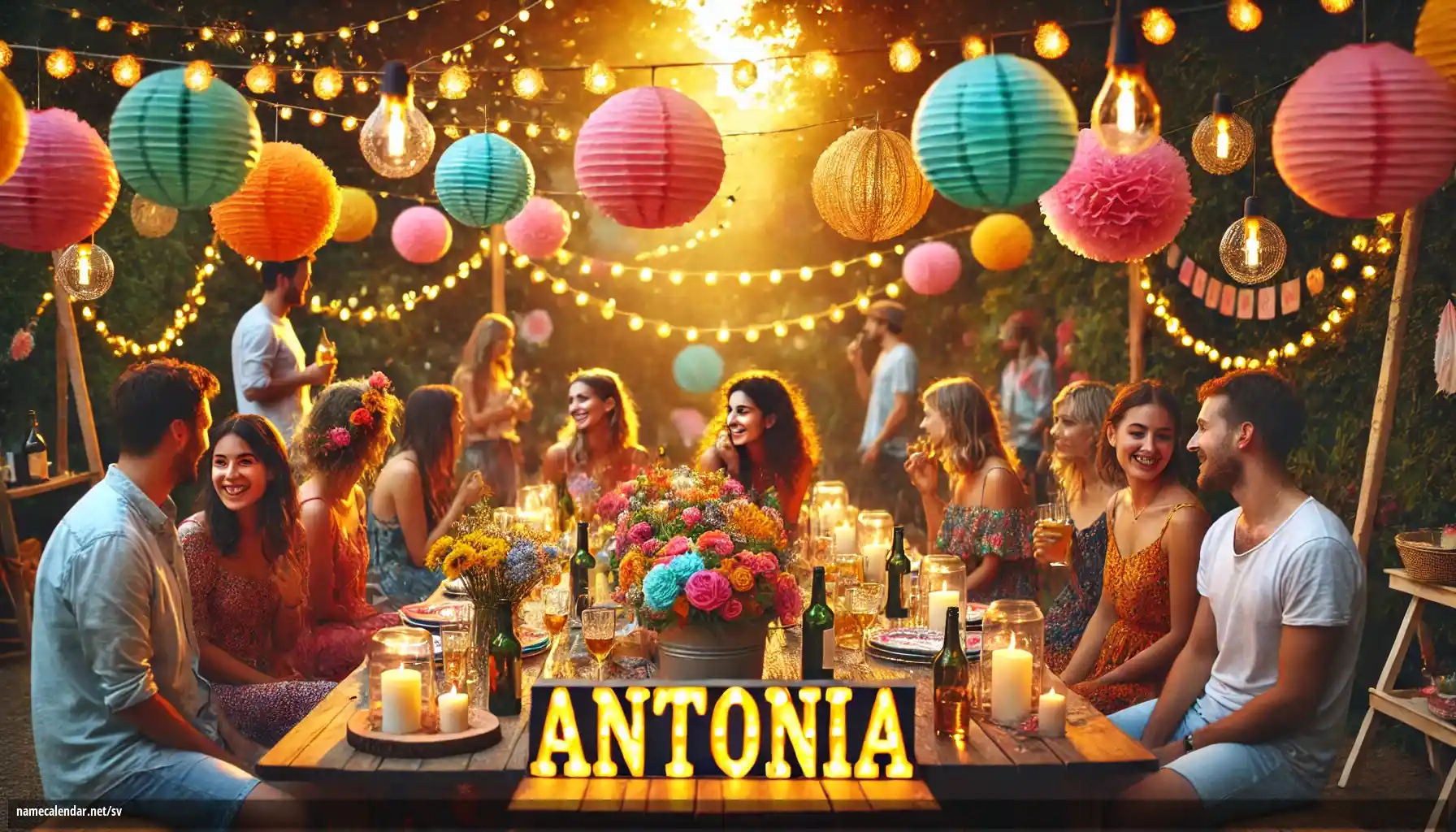 Firande av namnsdag och namn - Antónia