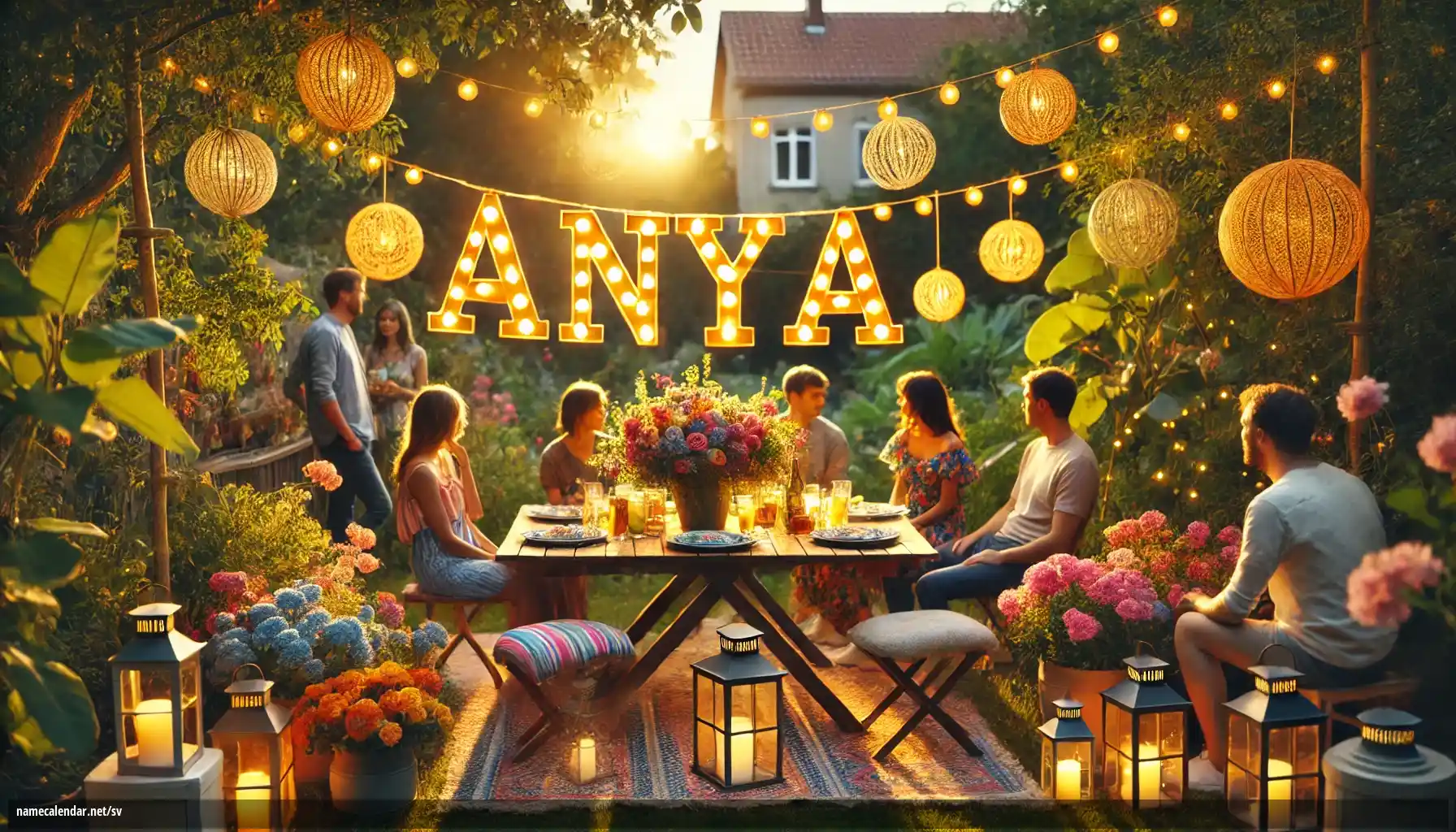 Firande av namnsdag och namn - Anya