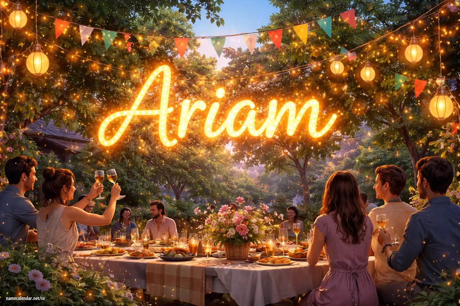 Firande av namnsdag och namn - Ariam