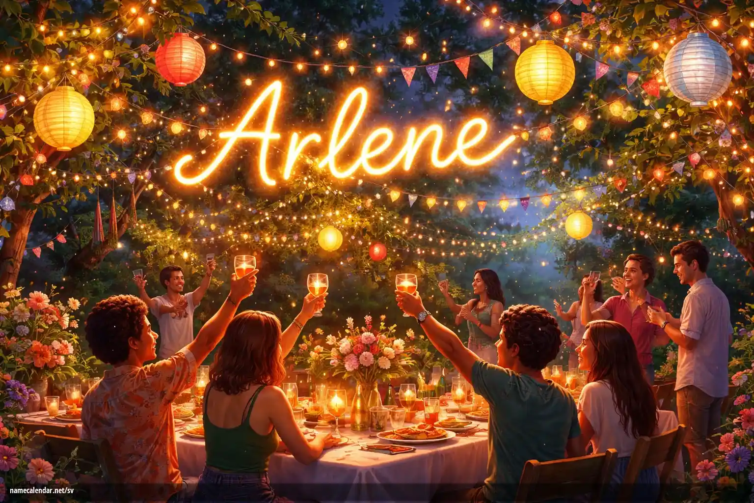 Firande av namnsdag och namn - Arlene