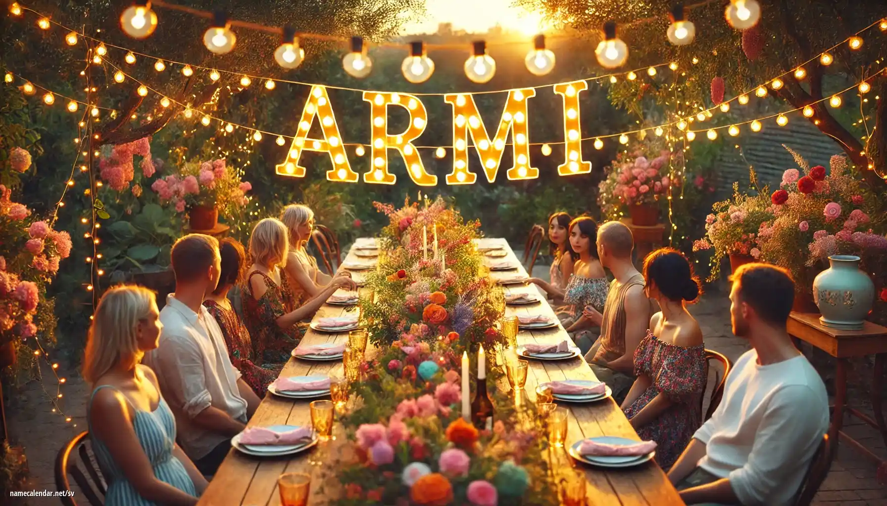 Firande av namnsdag och namn - Armi