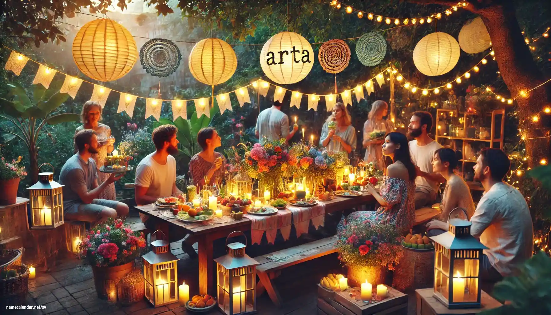 Firande av namnsdag och namn - Arta