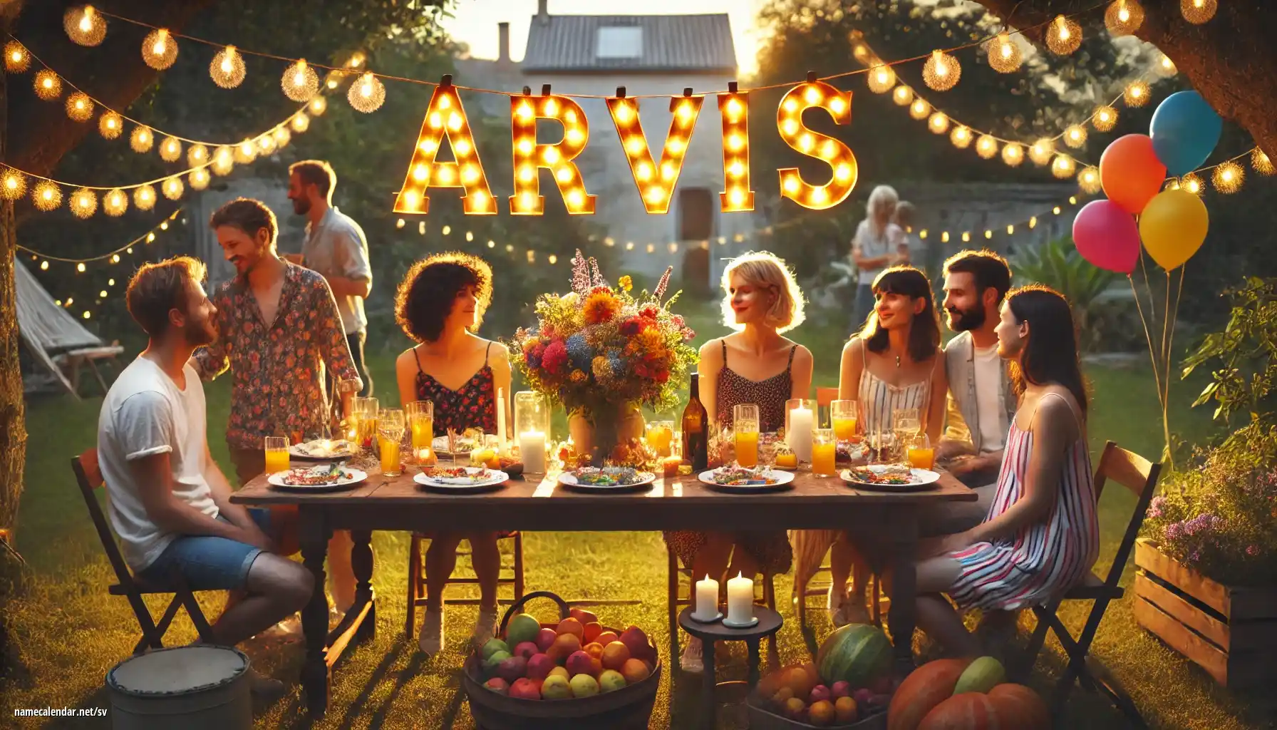 Firande av namnsdag och namn - Arvis