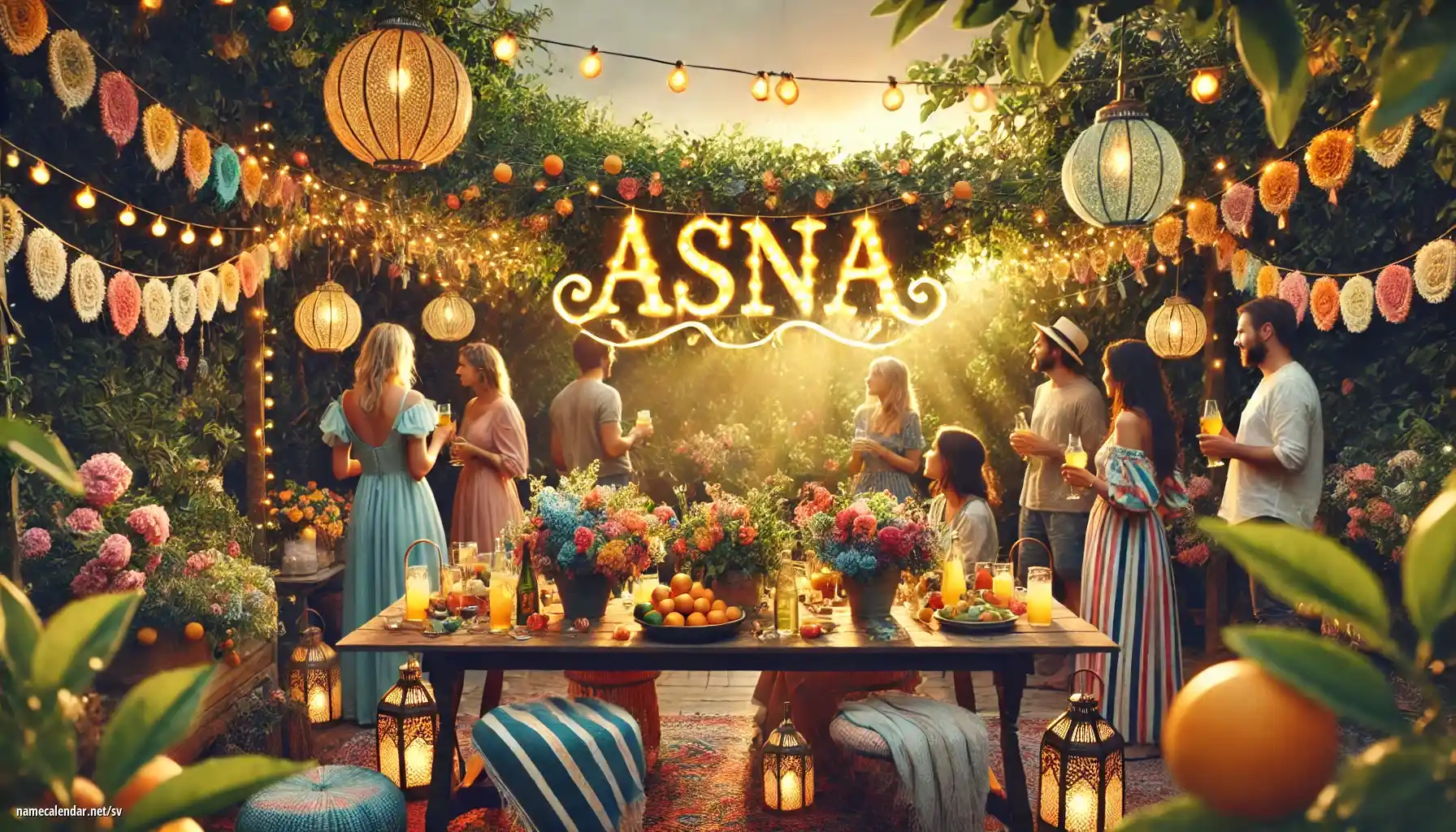 Firande av namnsdag och namn - Asna