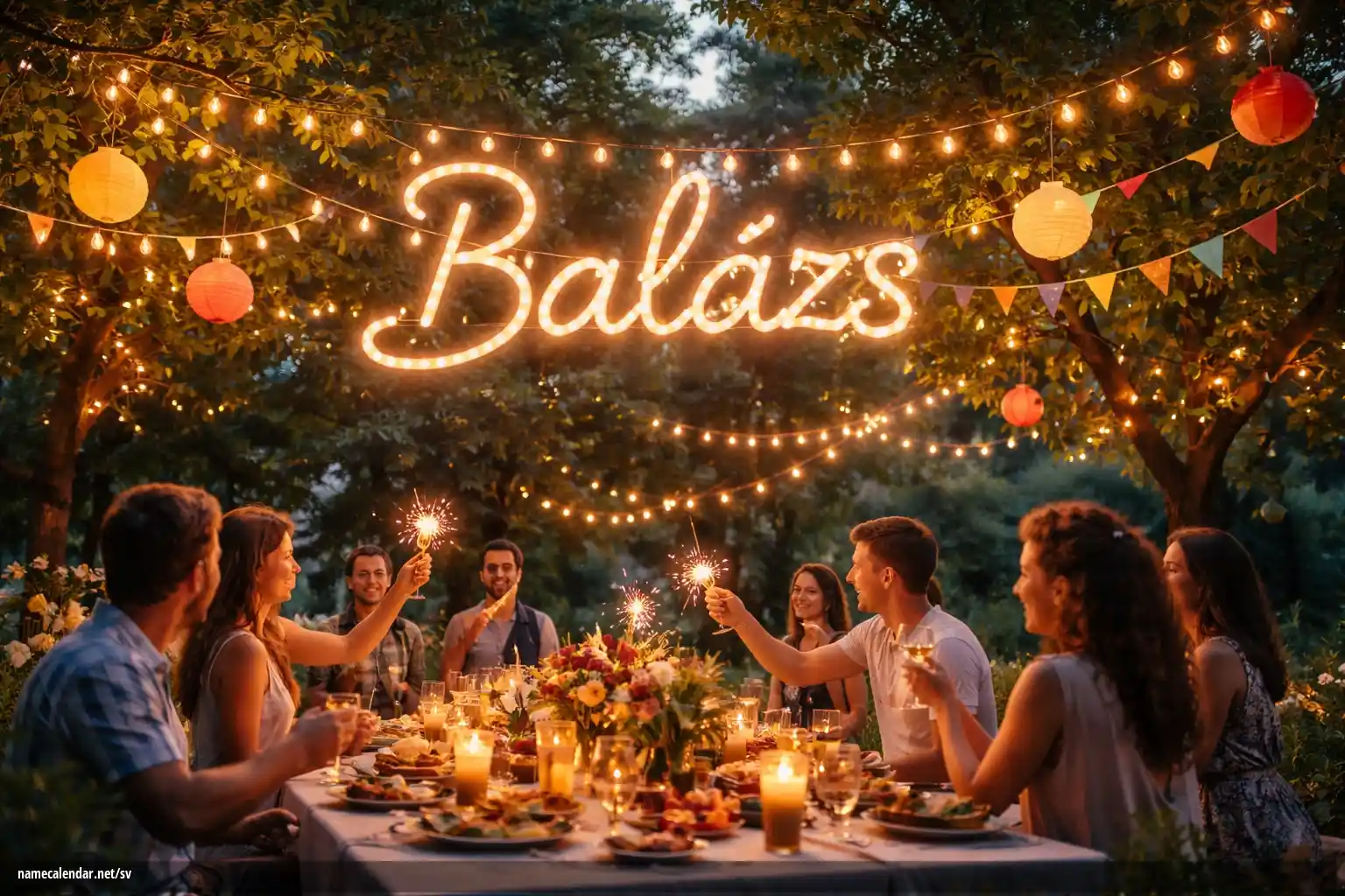 Firande av namnsdag och namn - Balázs