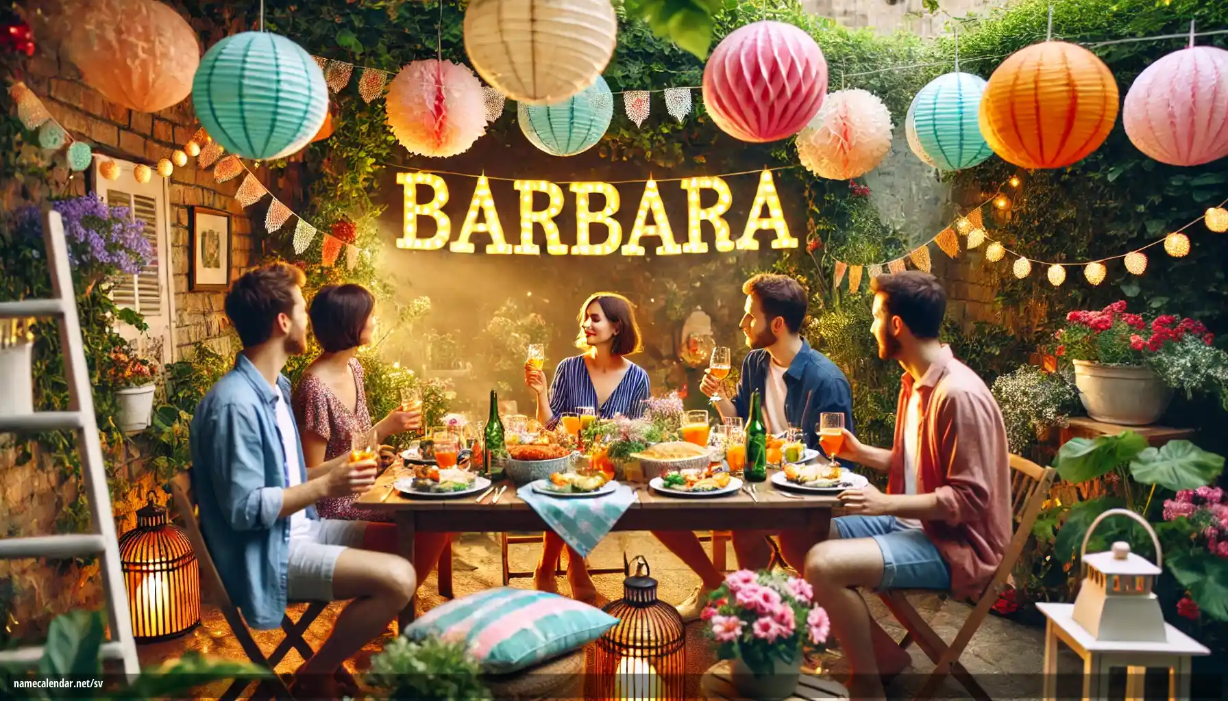 Firande av namnsdag och namn - Barbara