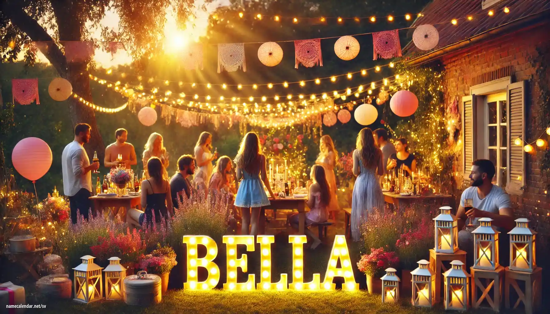 Firande av namnsdag och namn - Bella