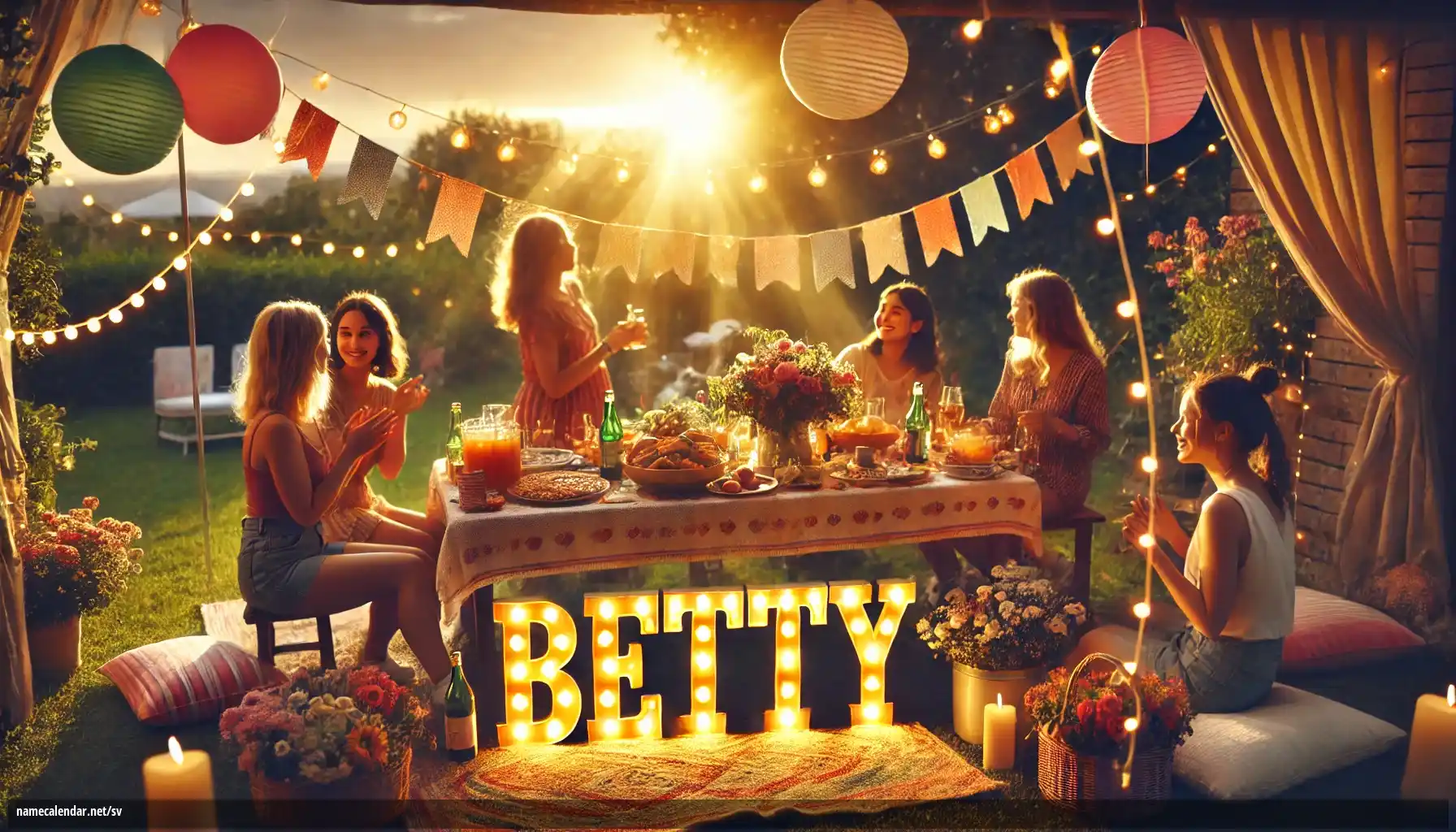 Firande av namnsdag och namn - Betty