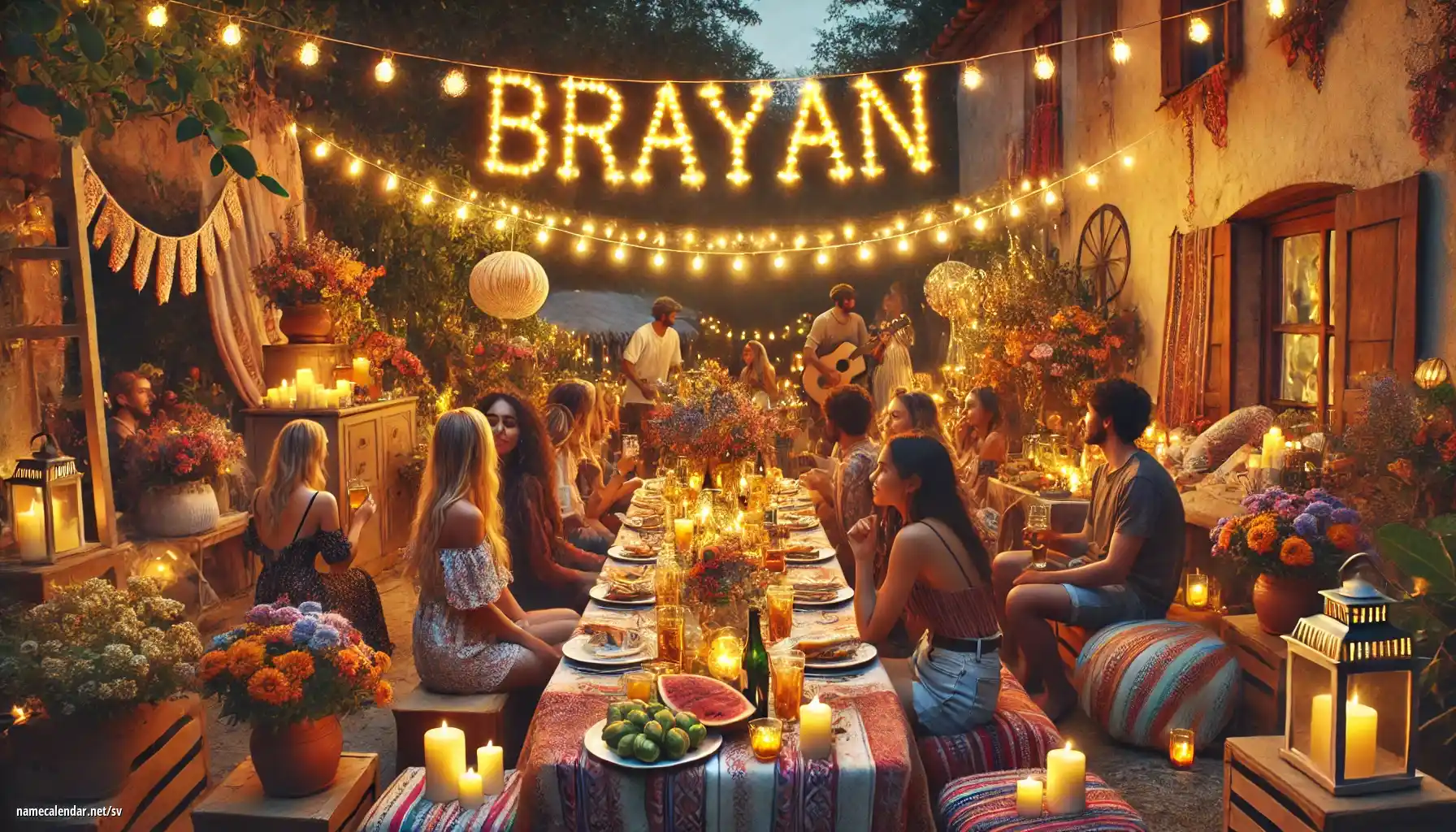 Firande av namnsdag och namn - Brayan