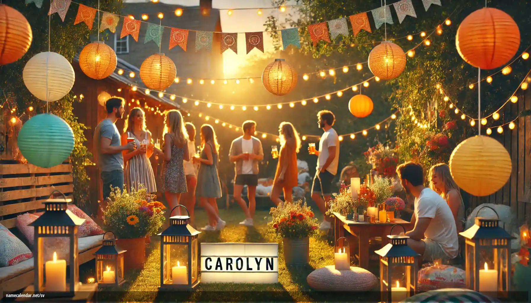 Firande av namnsdag och namn - Carolyn