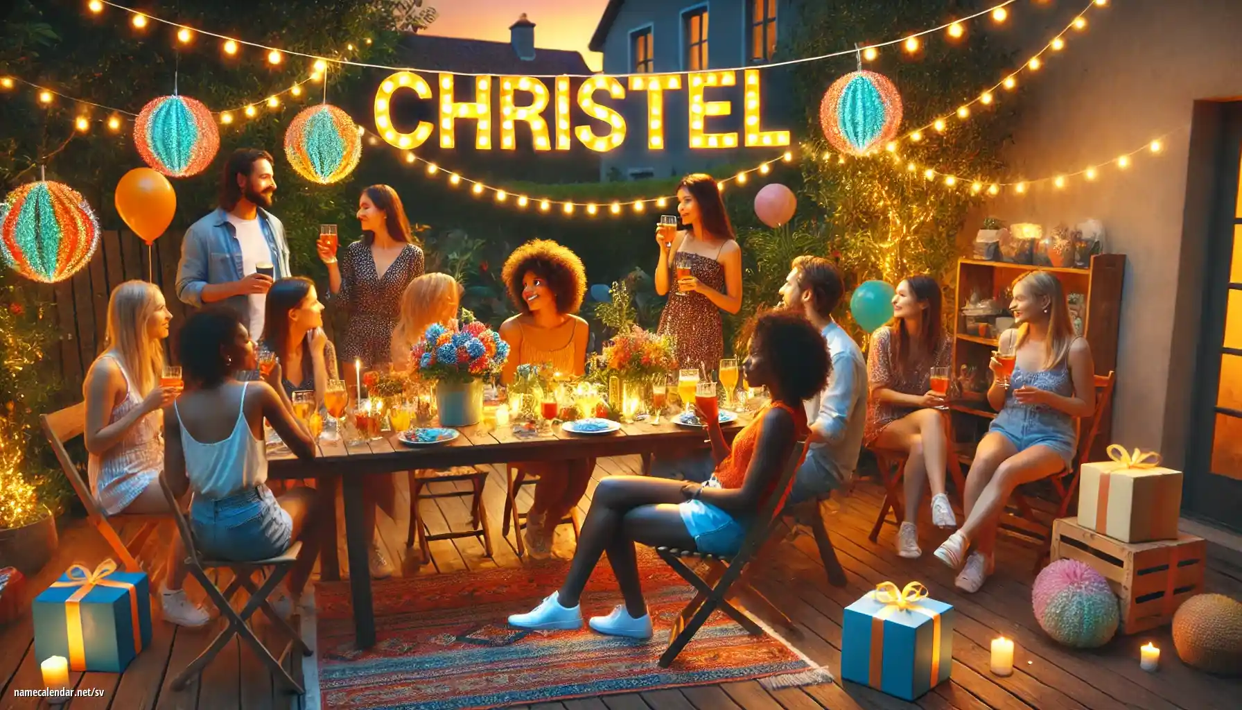 Firande av namnsdag och namn - Christel