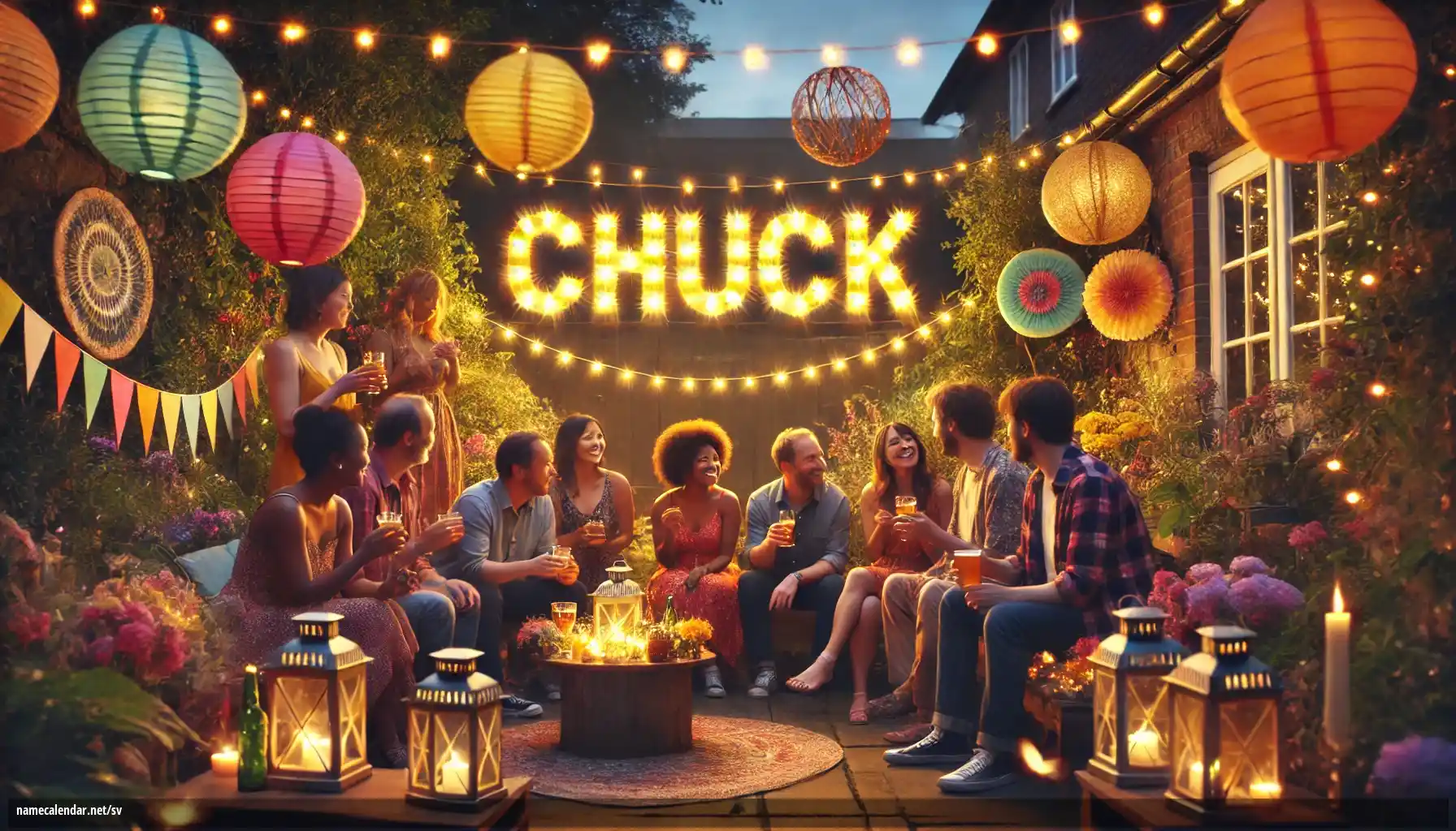 Firande av namnsdag och namn - Chuck